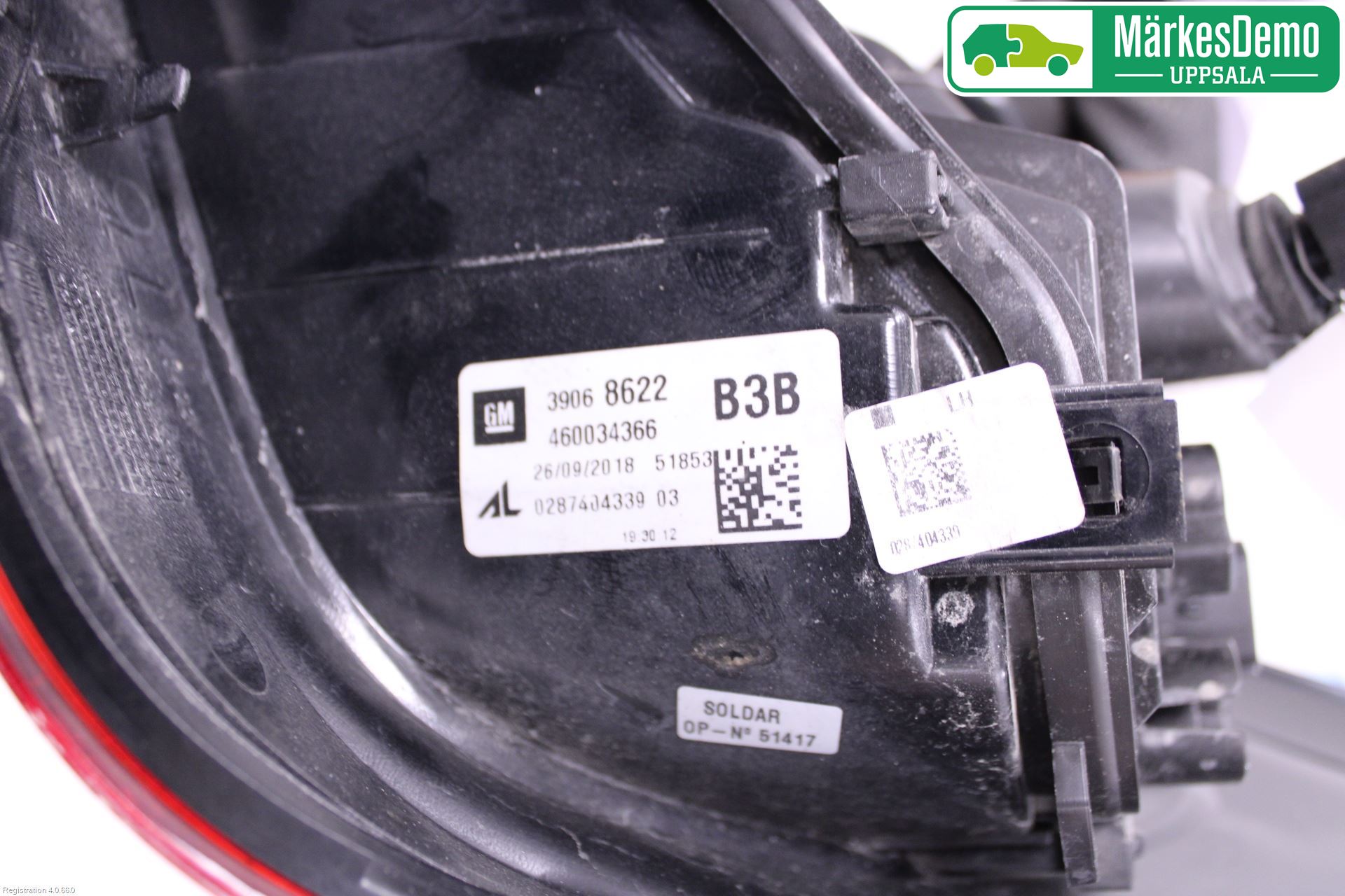 Opel CORSA E 15-19 Bakljus Vänster