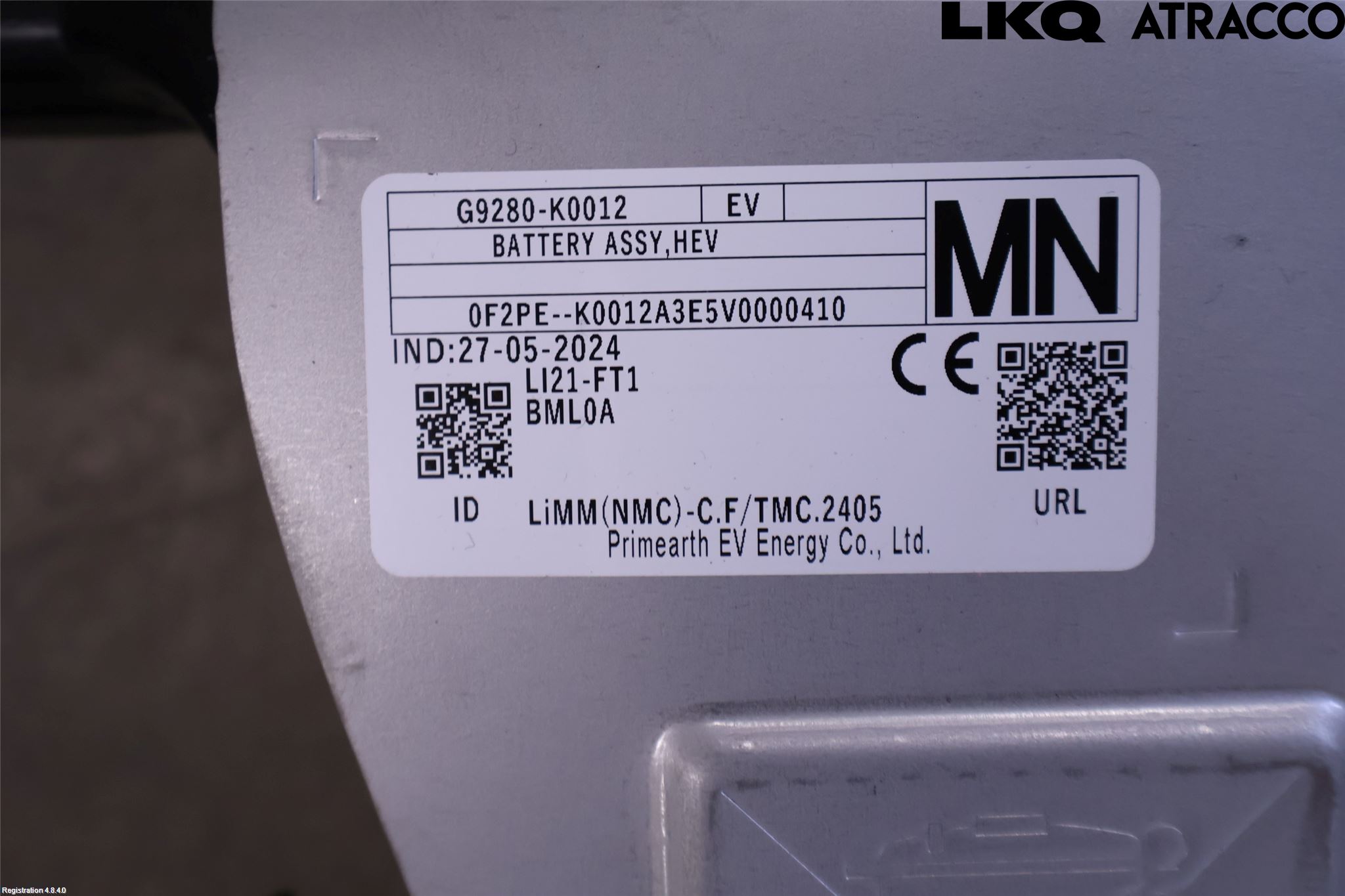 Toyota YARIS XP21 20- Batteri Högspänning