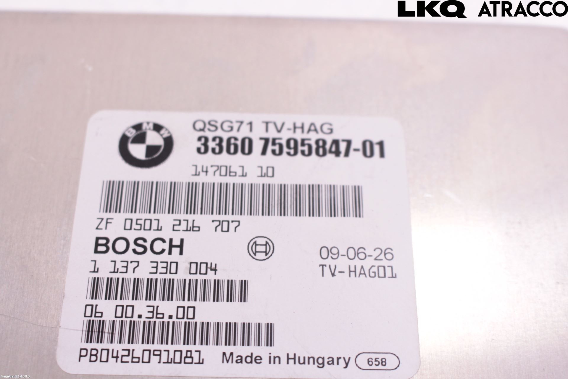 BMW X5 E70 07-13 Styrenhet Elektrisk Bakväxel