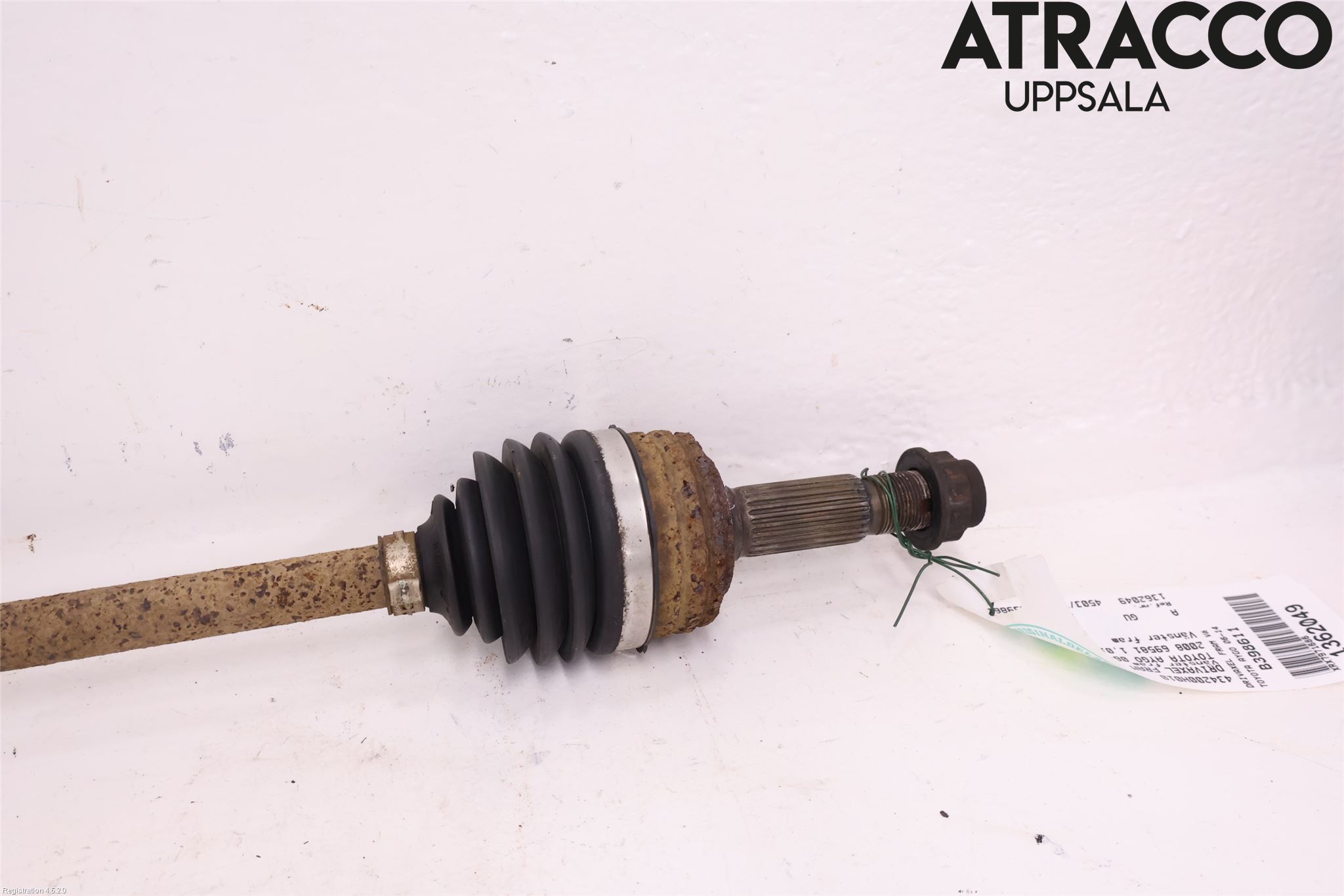 Toyota AYGO 06-14 Drivaxel Fram Vänster