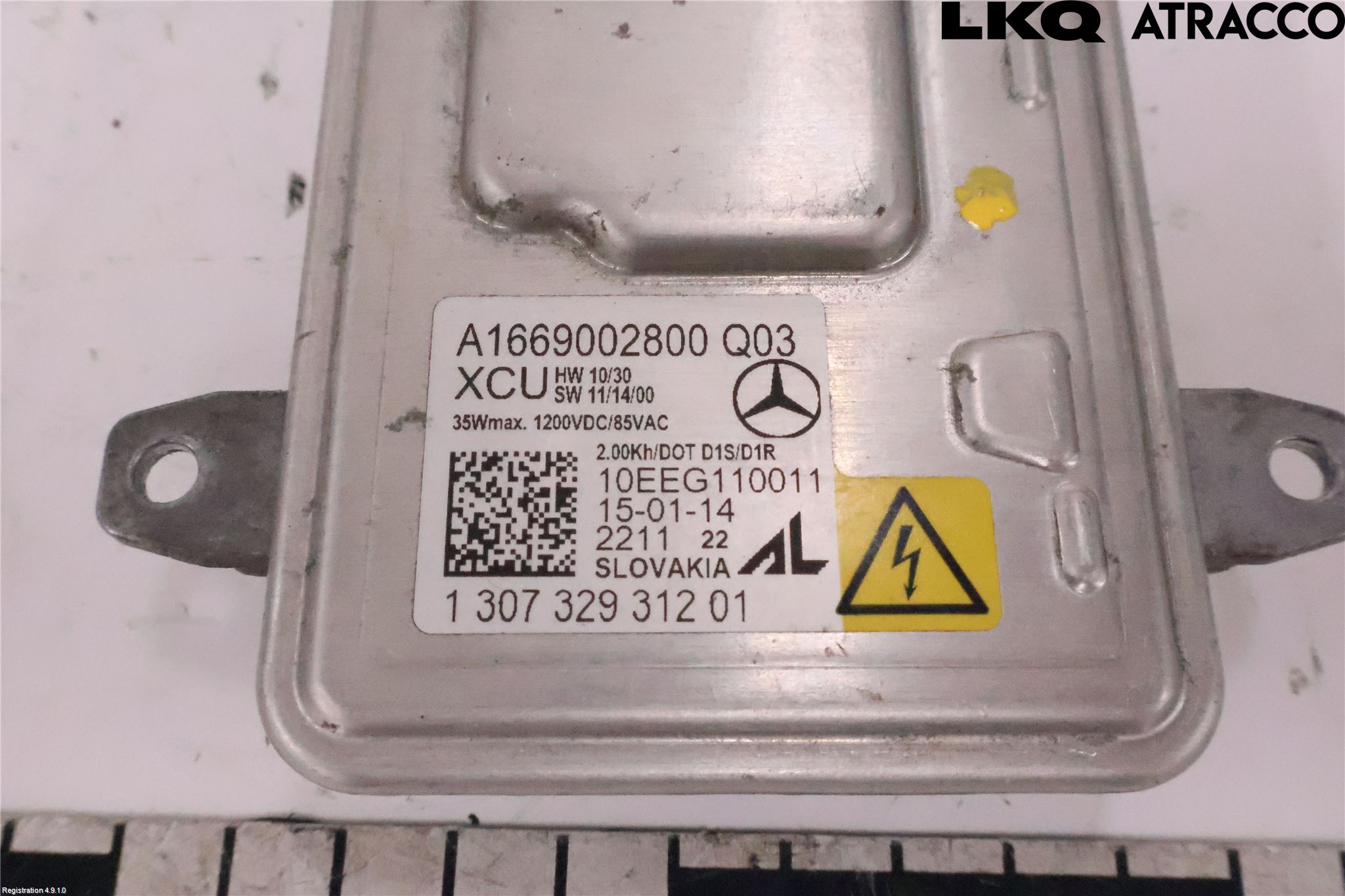 Mercedes-Benz MB C-KLASS (W204) 07-15 Styrenhet Strålkastare
