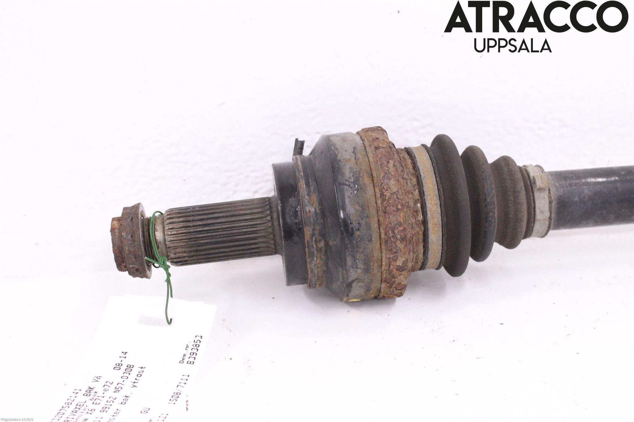 BMW X6 E71/E72   08-14 Drivaxel Bak Vänster