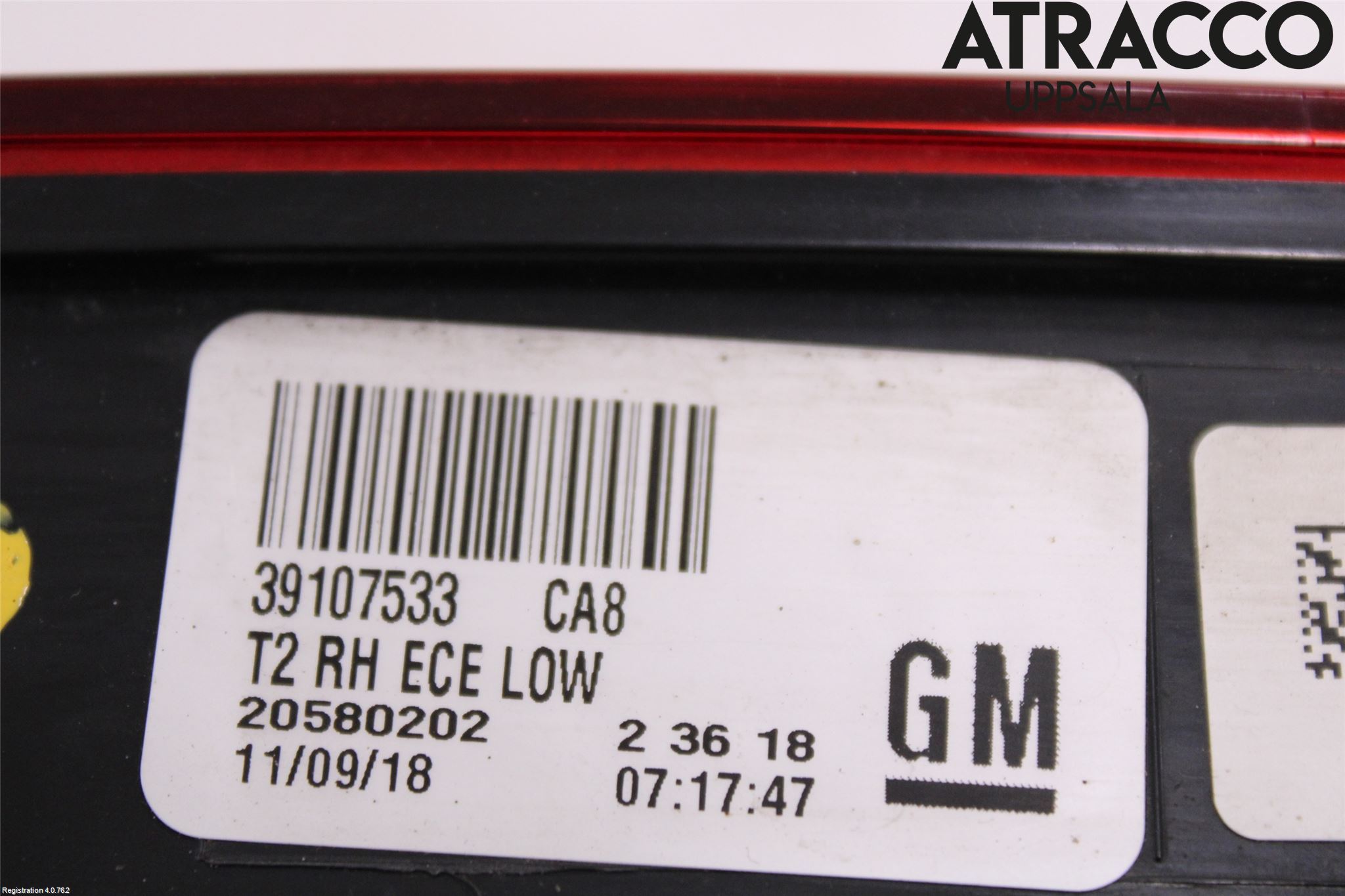 Opel INSIGNIA 17- Bakljus Lucka Hö