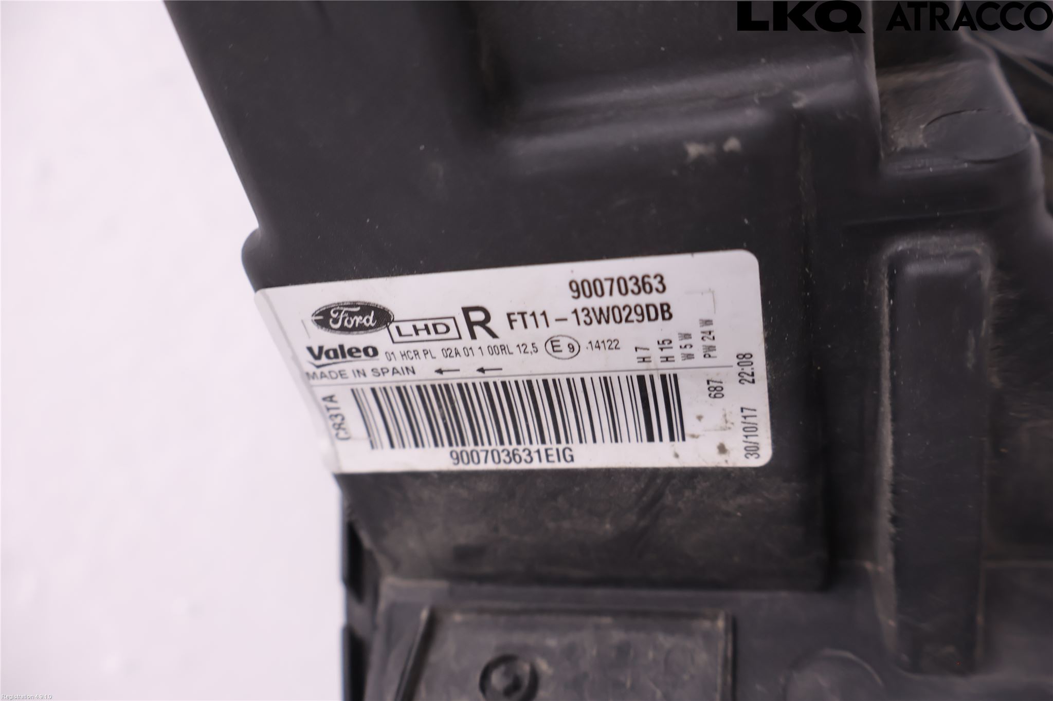 Ford TRANSIT/TOURNEO CONNECT 13-22 Strålkastare Höger