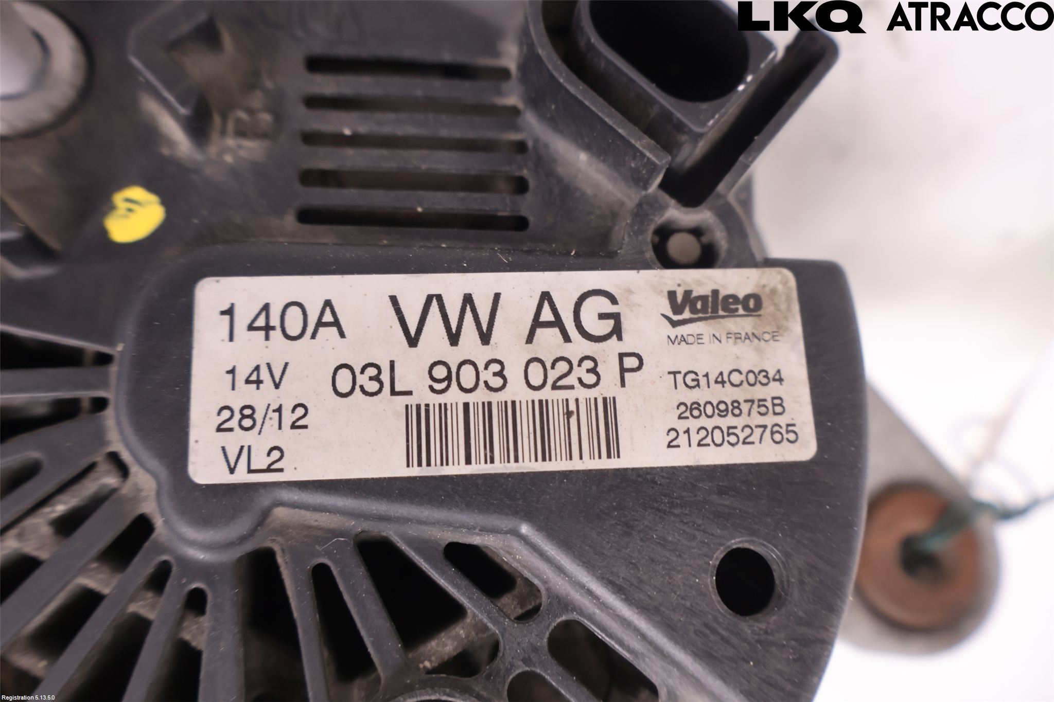 Volkswagen VW AMAROK 2H 10-22 Generator