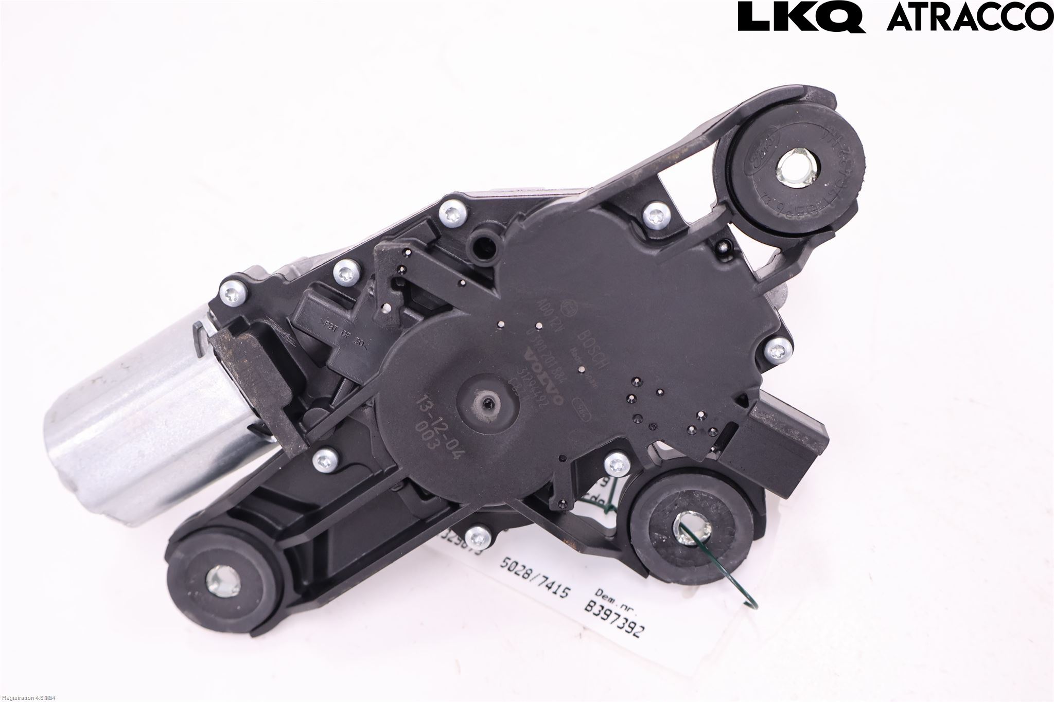 Volvo V40 12-19 Torkarmotor Baklucka