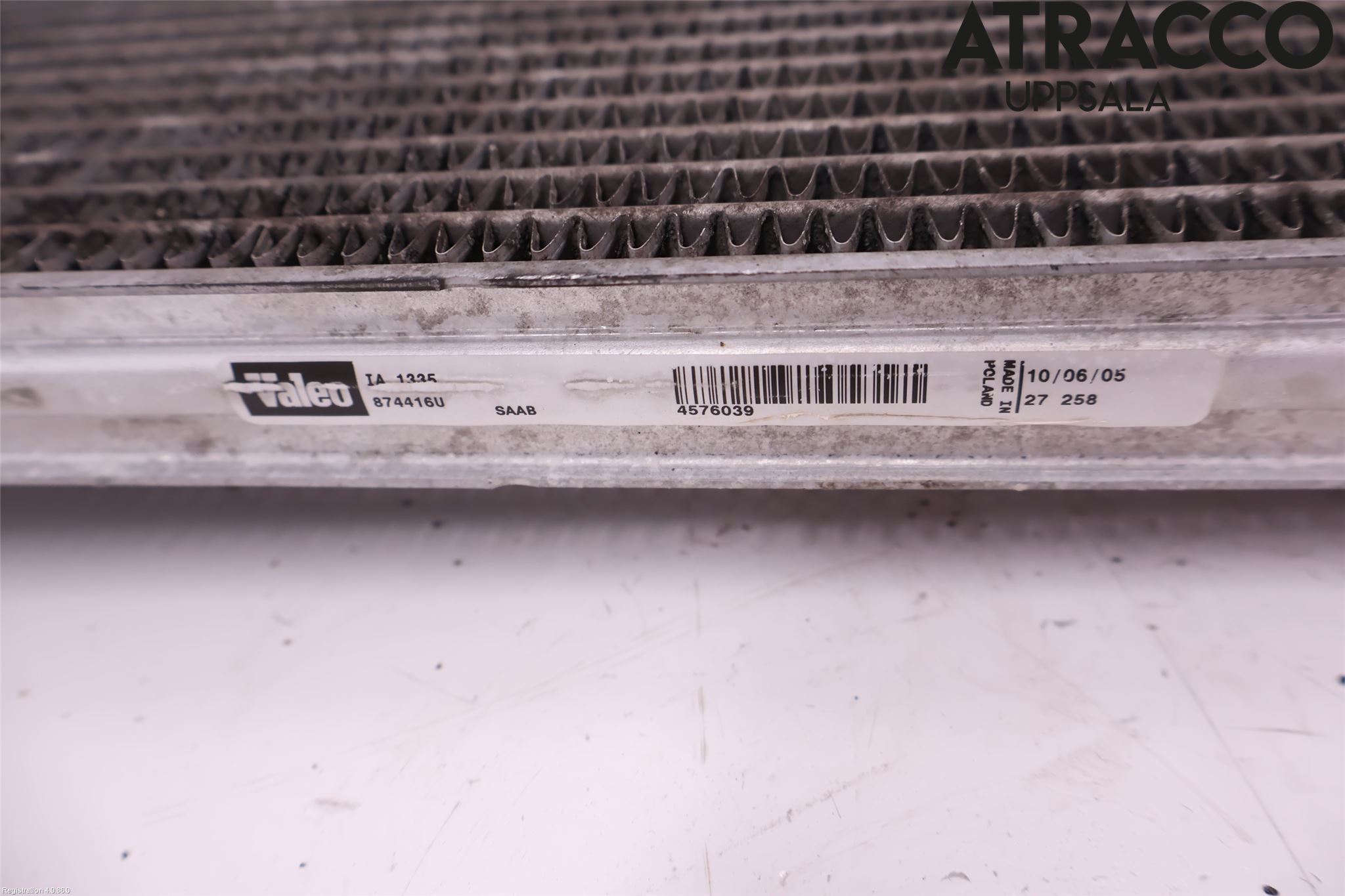 Saab 9-5 -05 Laddluft-Intercooler Kyl