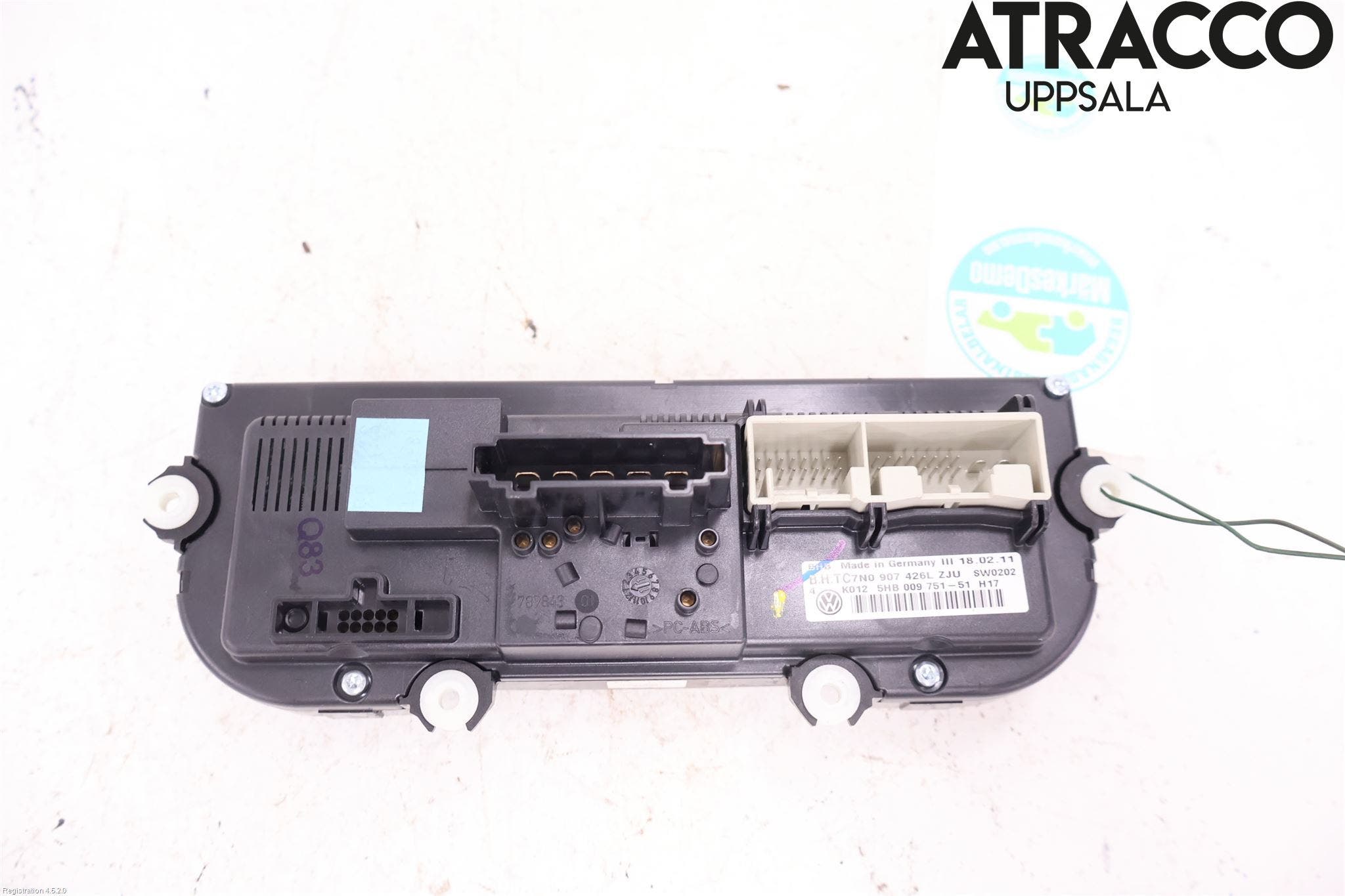 Volkswagen VW GOLF VI 09-13 Ac Styrenhet Ac Manöveren