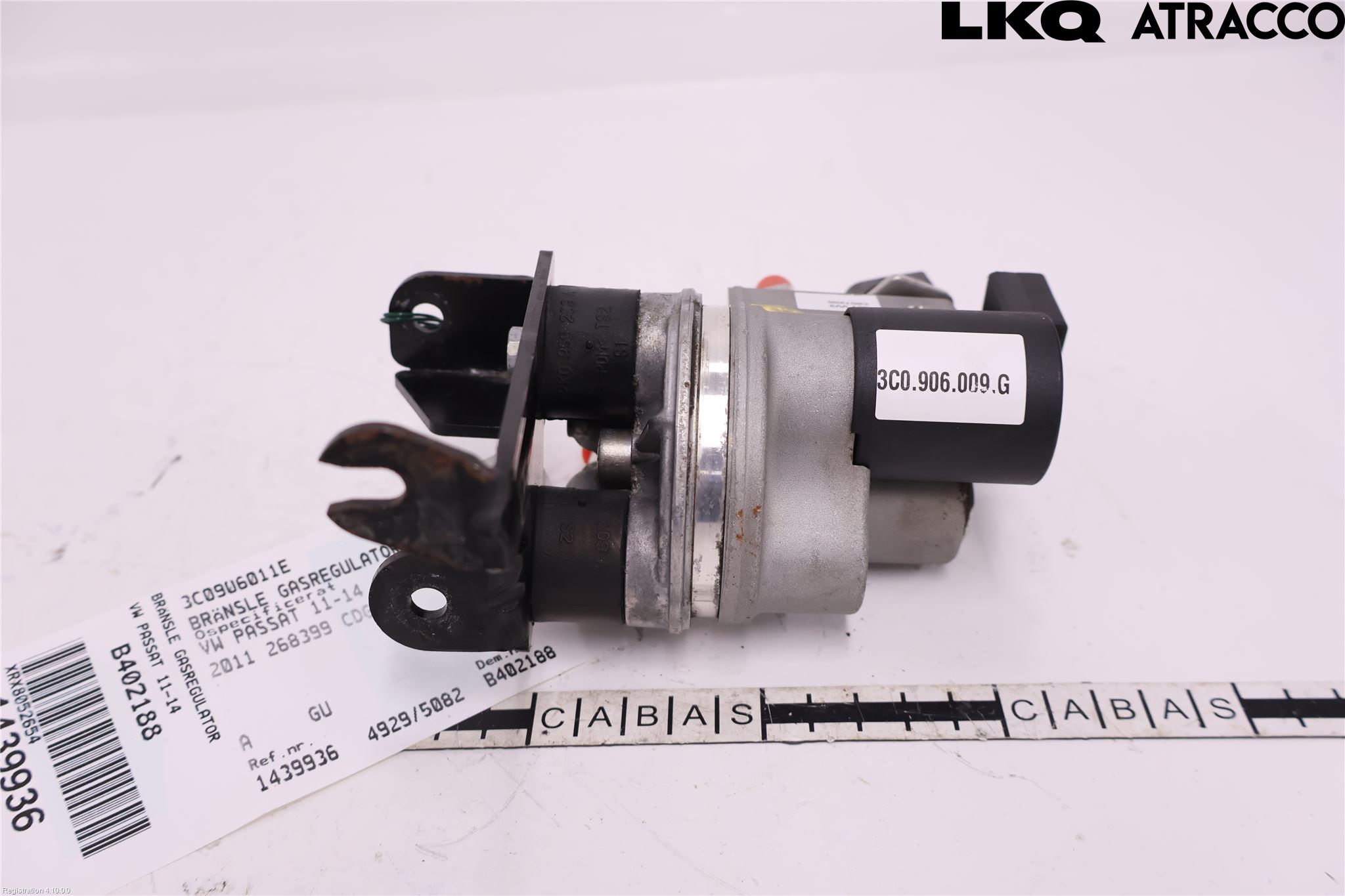 Volkswagen VW PASSAT 11-14 Bränsle Gasregulator