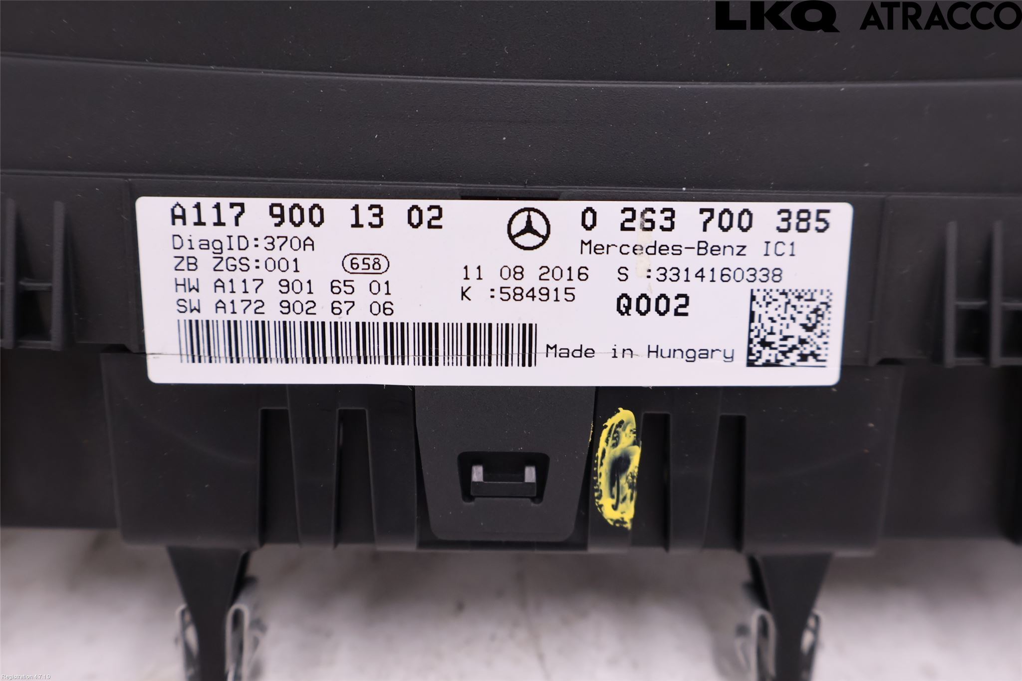 Mercedes-Benz MB CLA-KLASS (C117/X117) 13-19 Instrument Komb
