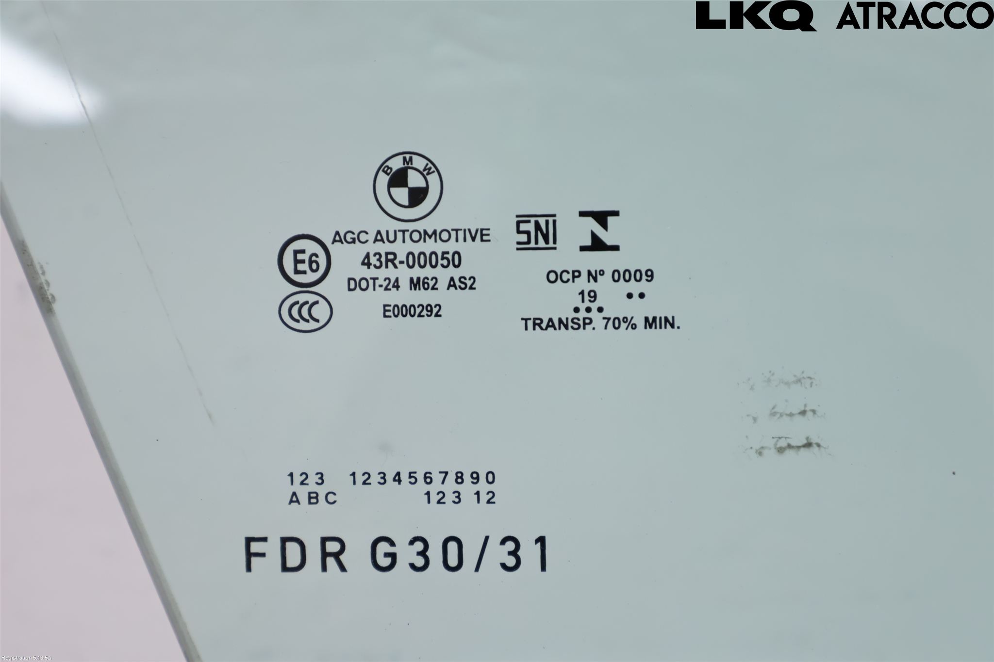 BMW 5 G30/G31/F90 17-23 Dörruta Fram Höger