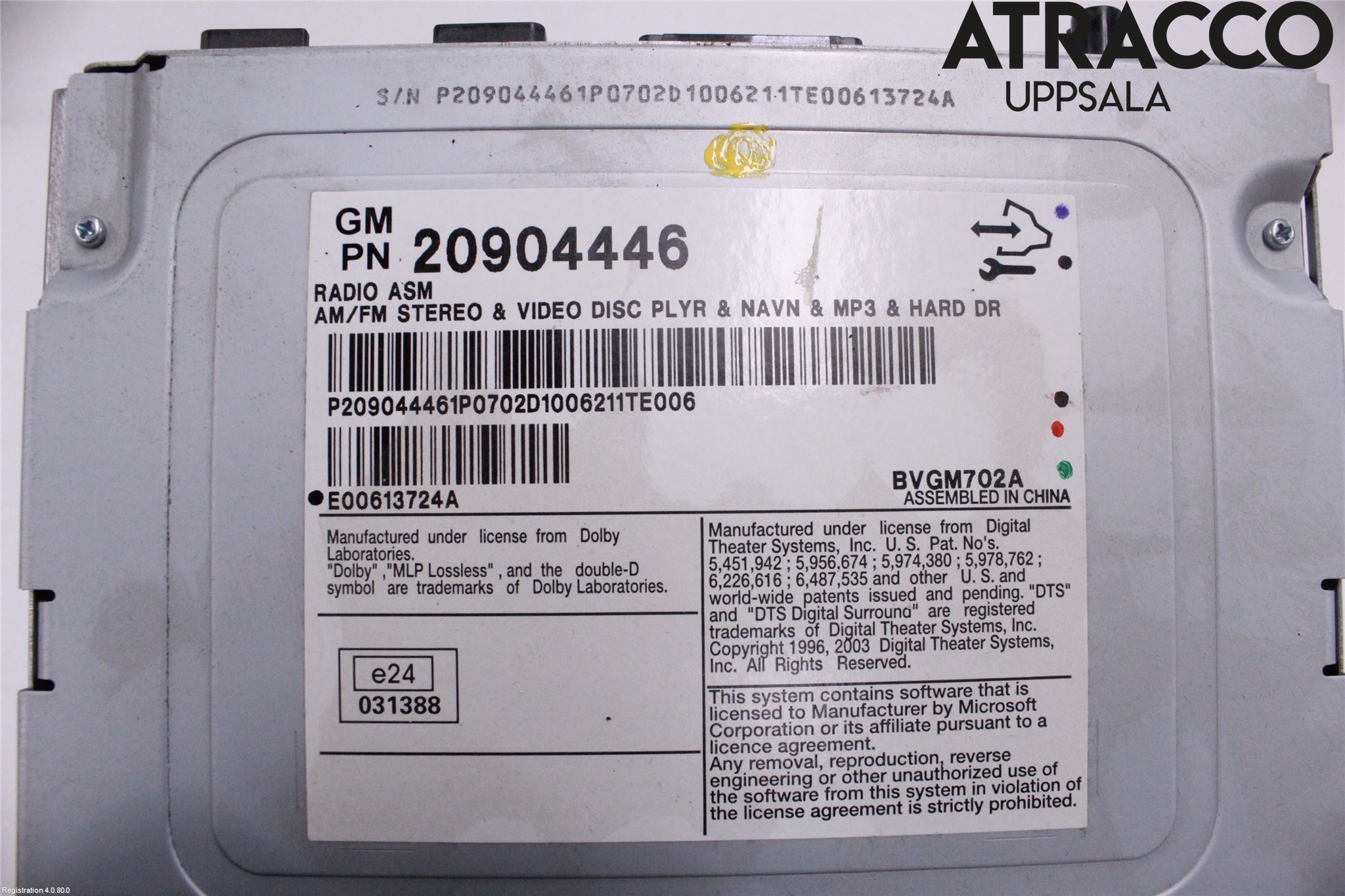 Cadillac CTS Cd Radio - Multimediapanel