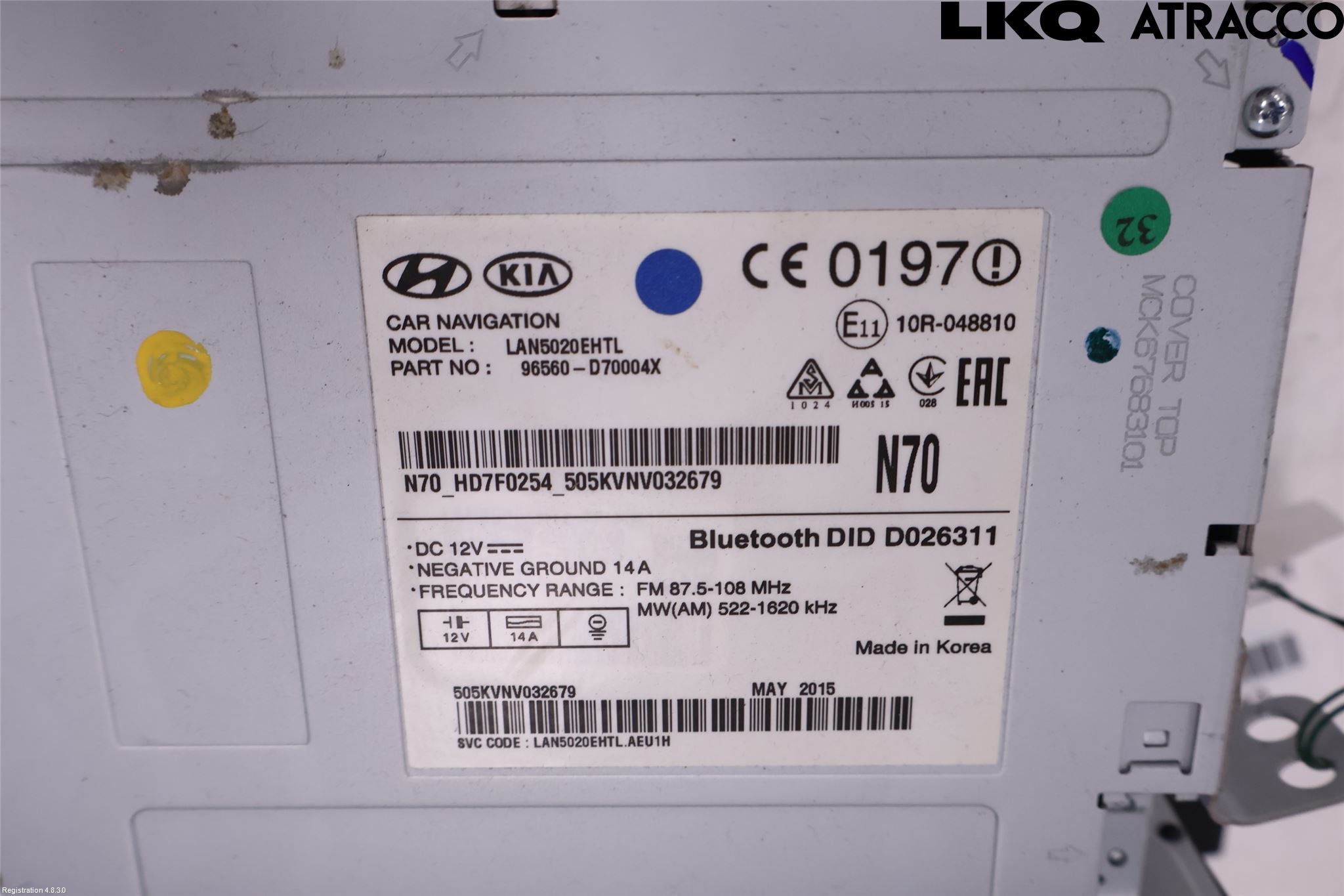 Hyundai TUCSON 05- Cd Radio - Multimediapanel