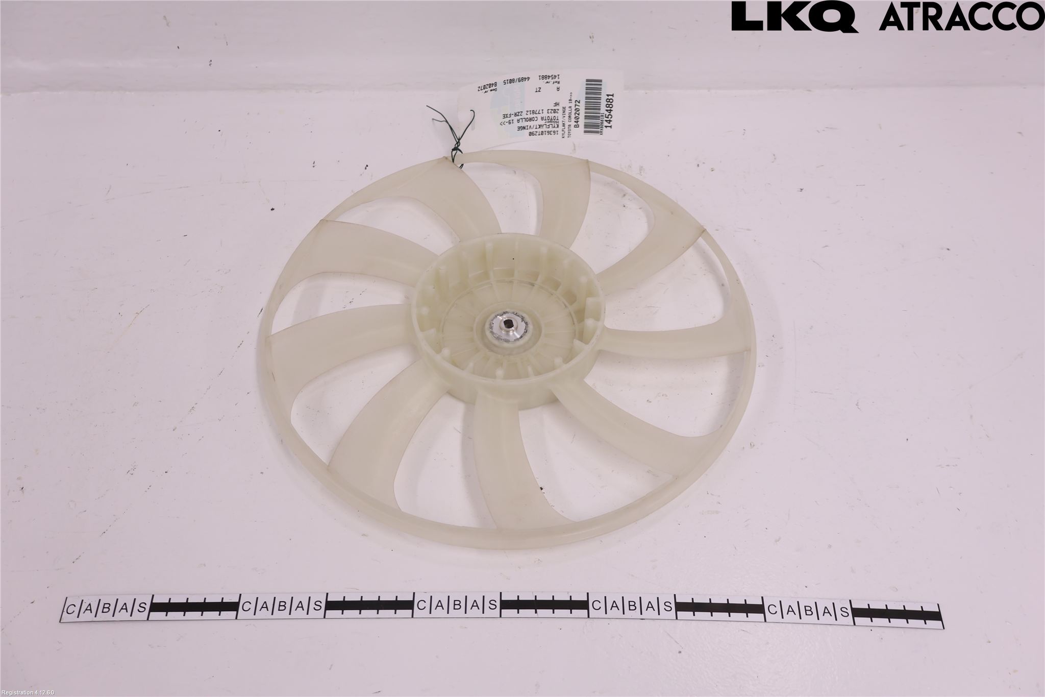 Toyota COROLLA 19- Kylfläkt-Vinge