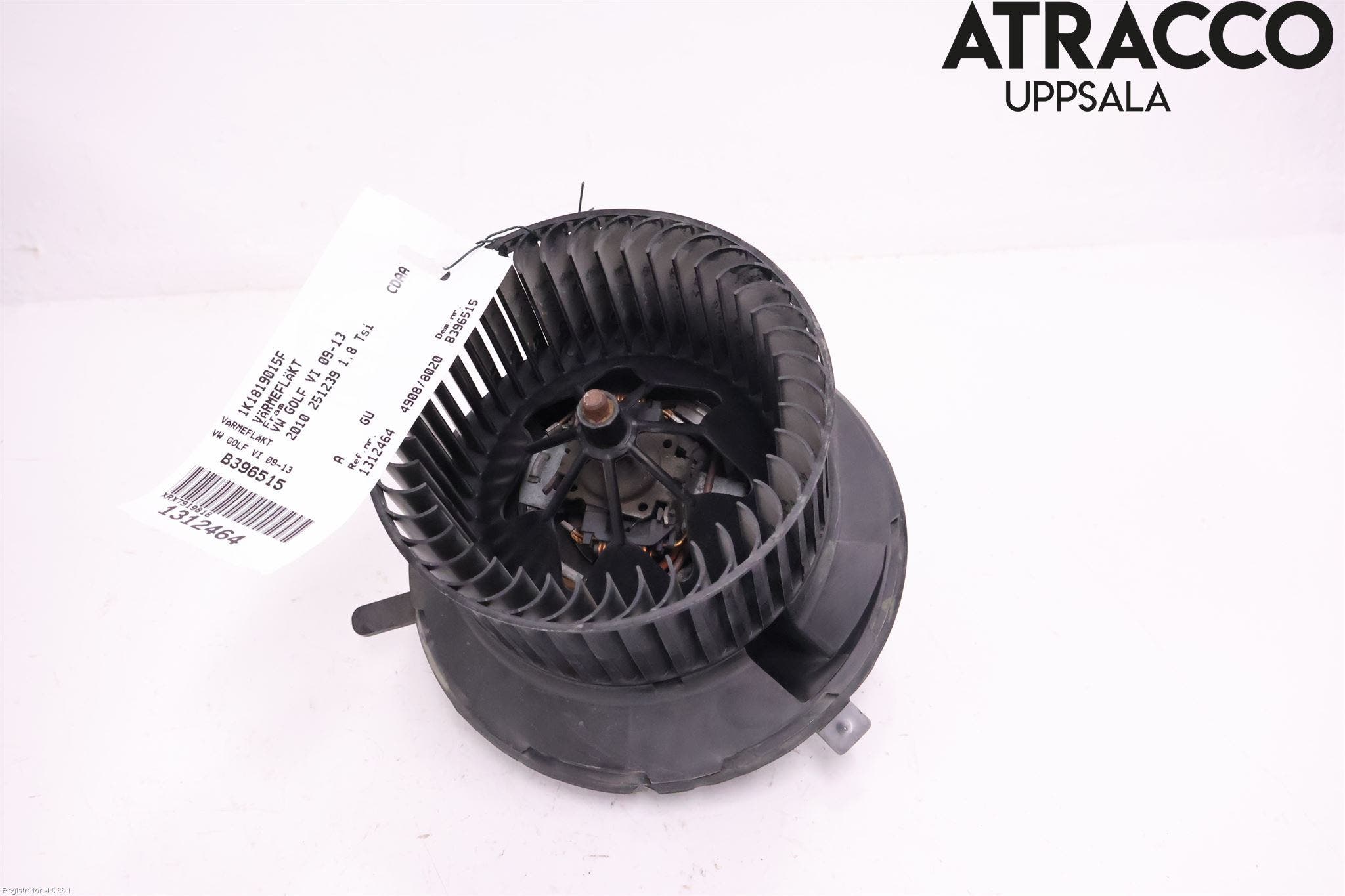 Volkswagen VW GOLF VI 09-13 Värmefläkt