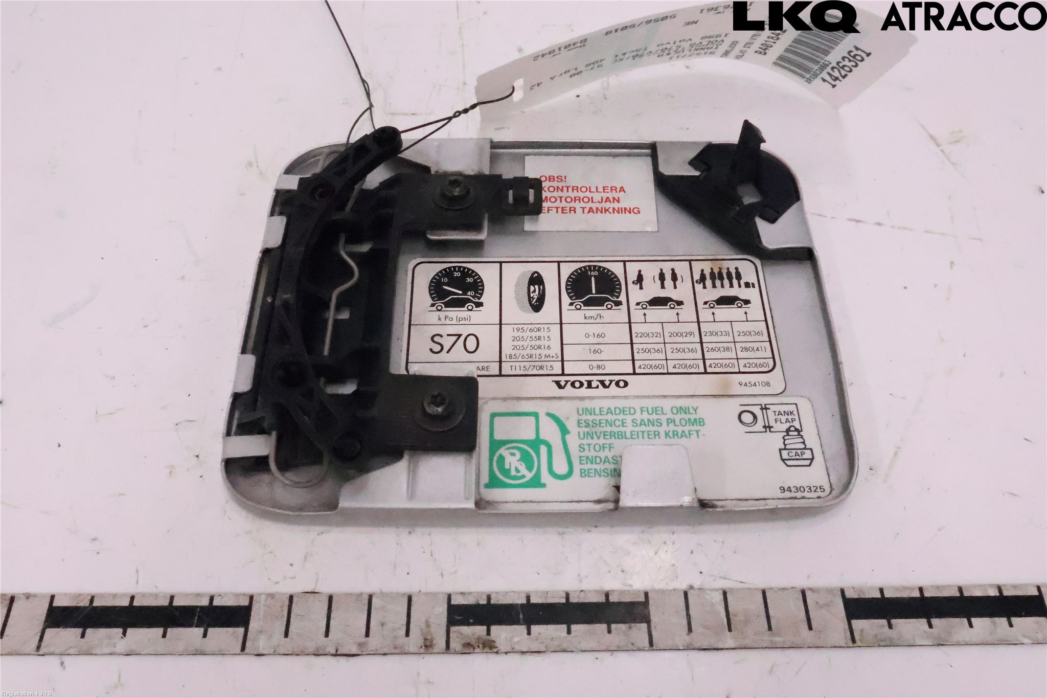 Volvo S70/V70/XC  97-00 Tanklucka