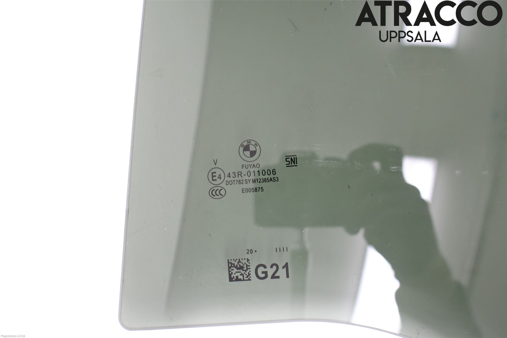 BMW 3 G20/G21/G80/G81 19- Dörruta Bak Vänster