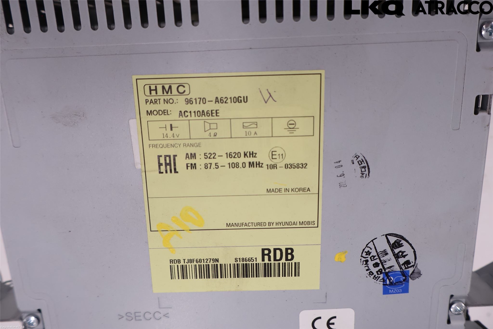 Hyundai i30 GD 13-17 Cd Radio - Multimediapanel