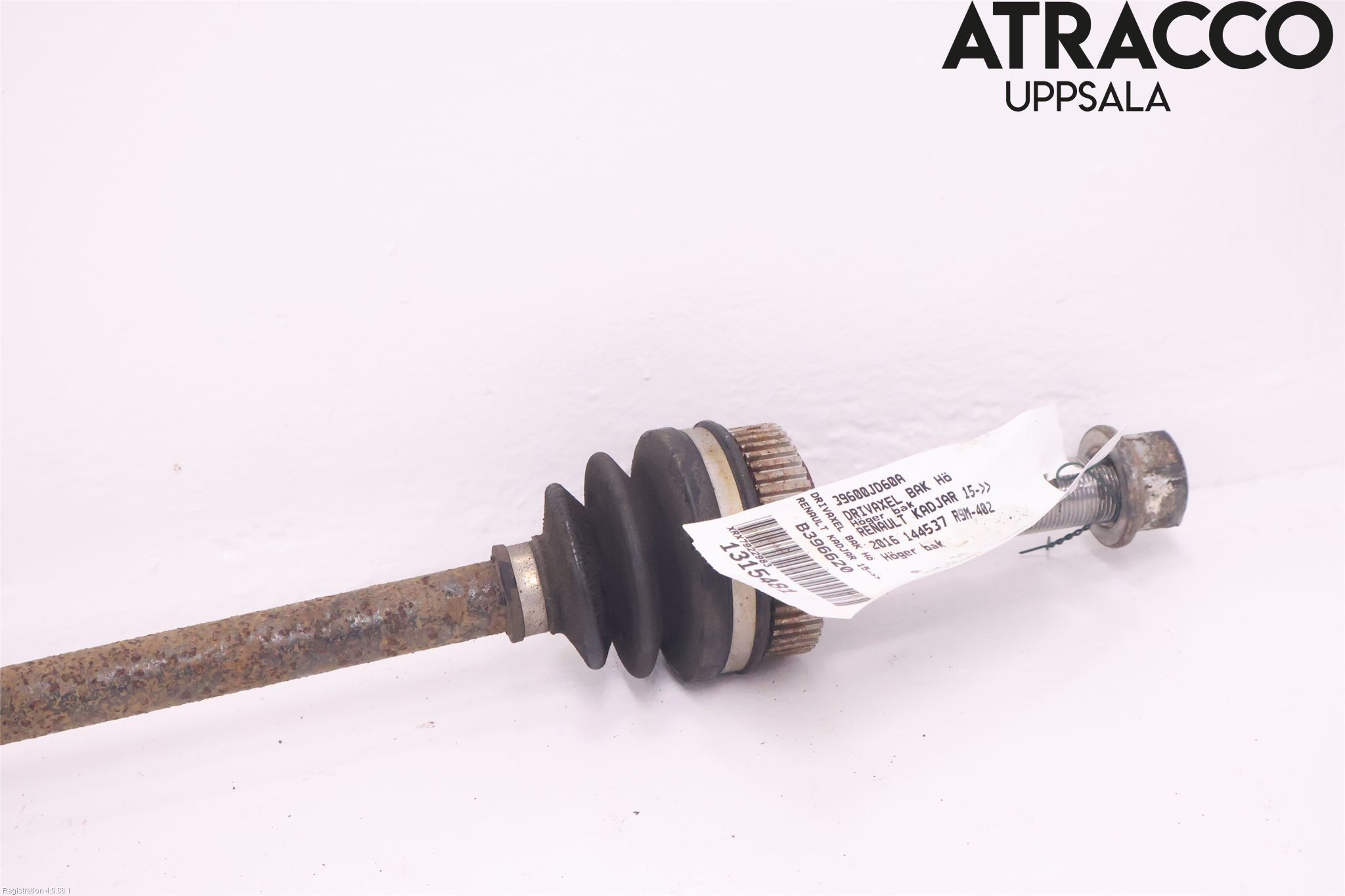 Renault KADJAR 15- Drivaxel Bak Höger