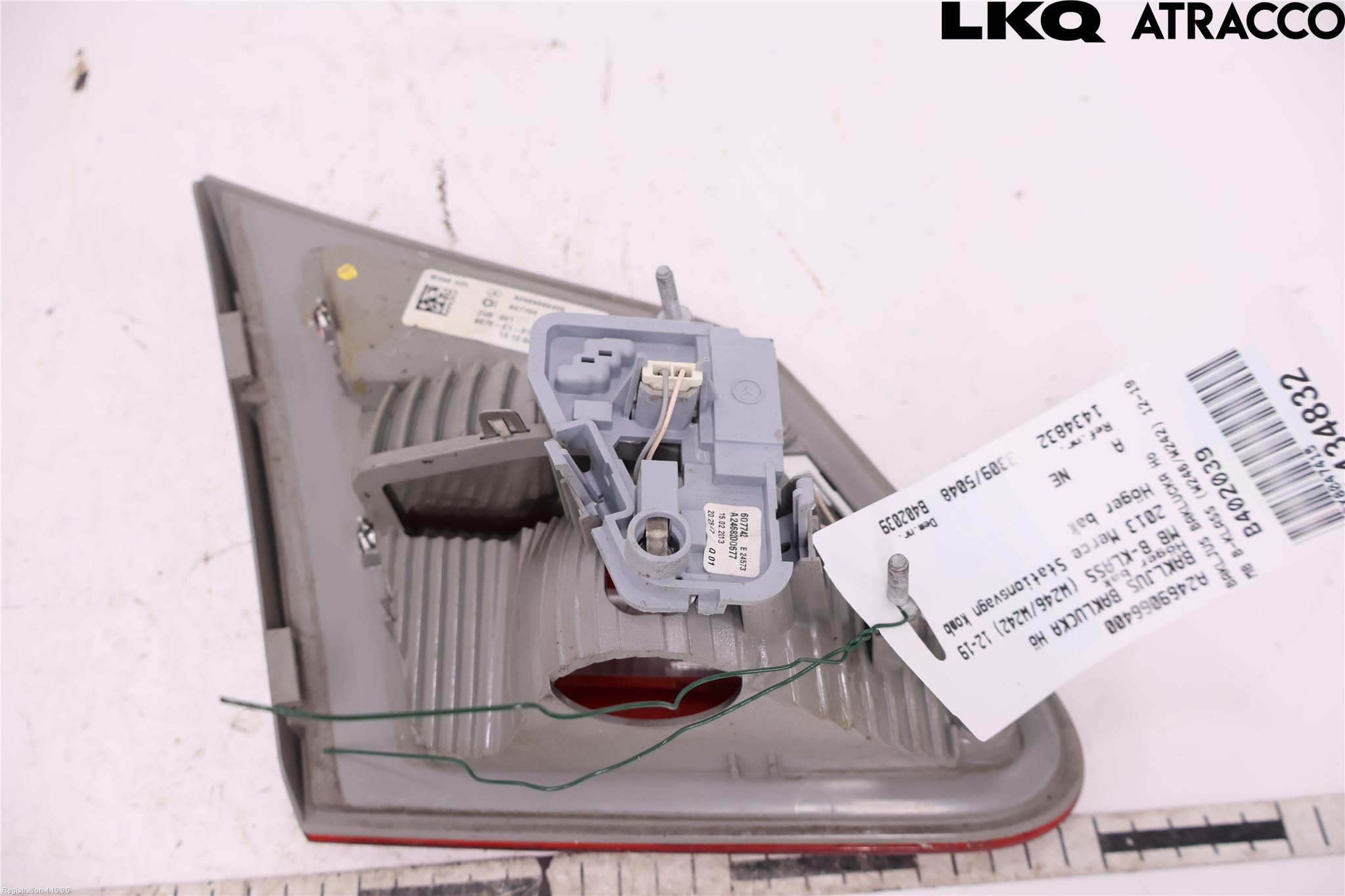 Mercedes-Benz MB B-KLASS (W246/W242) 12-19 Bakljus Lucka Hö