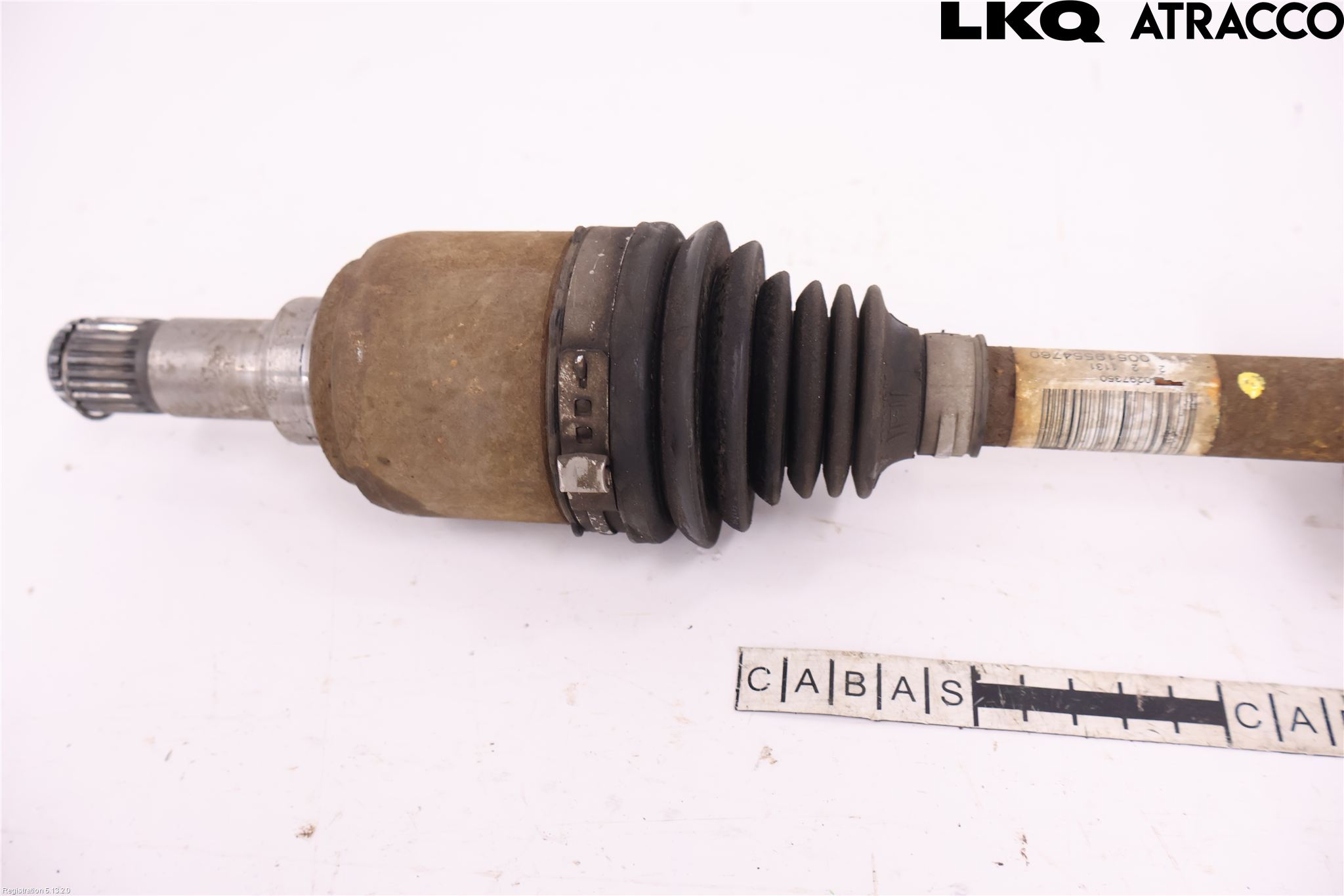 Fiat 500 07- Drivaxel Fram Höger