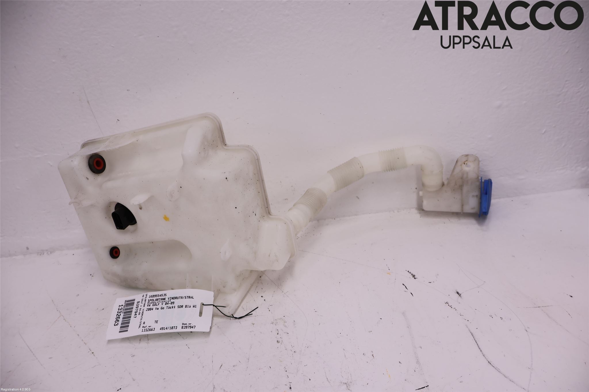 Volkswagen VW GOLF V 04-09 Spolartank Vindruta-Strål
