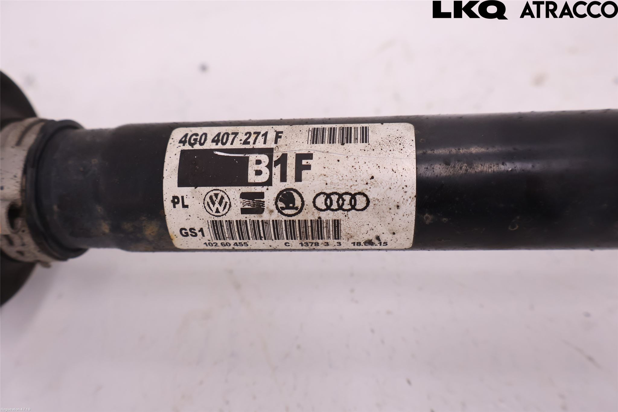 Audi A6 ALLROAD 12-18 Drivaxel Fram Vänster
