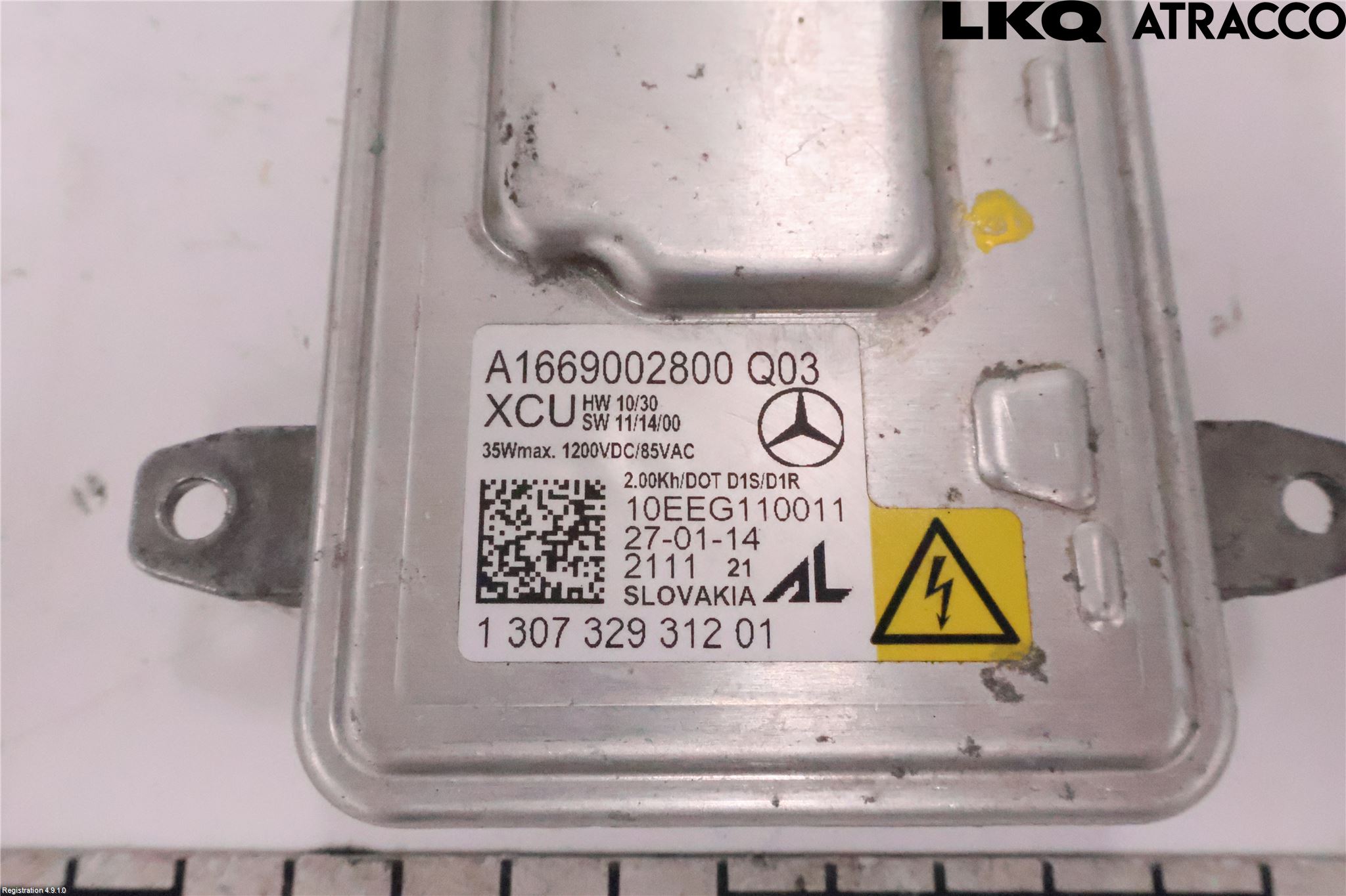 Mercedes-Benz MB C-KLASS (W204) 07-15 Styrenhet Strålkastare