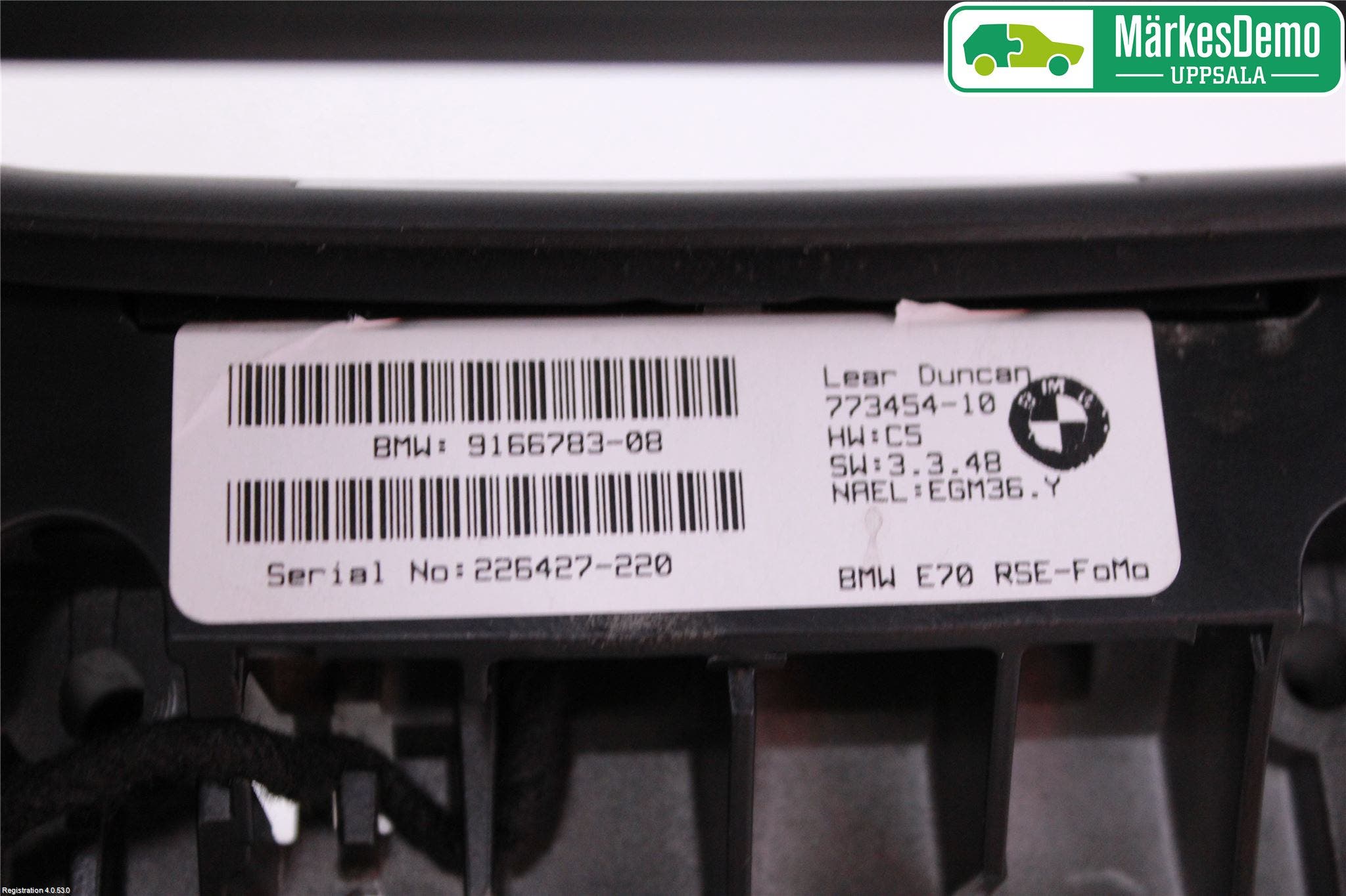 BMW X6 E71/E72 08-14 Bildskärm