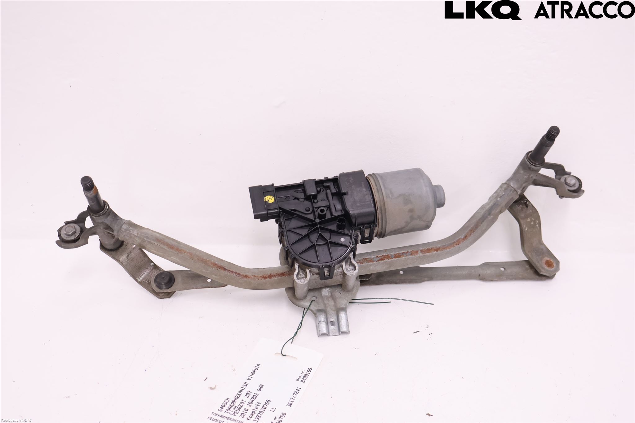 Peugeot 207 Torkarmekanism Vindruta