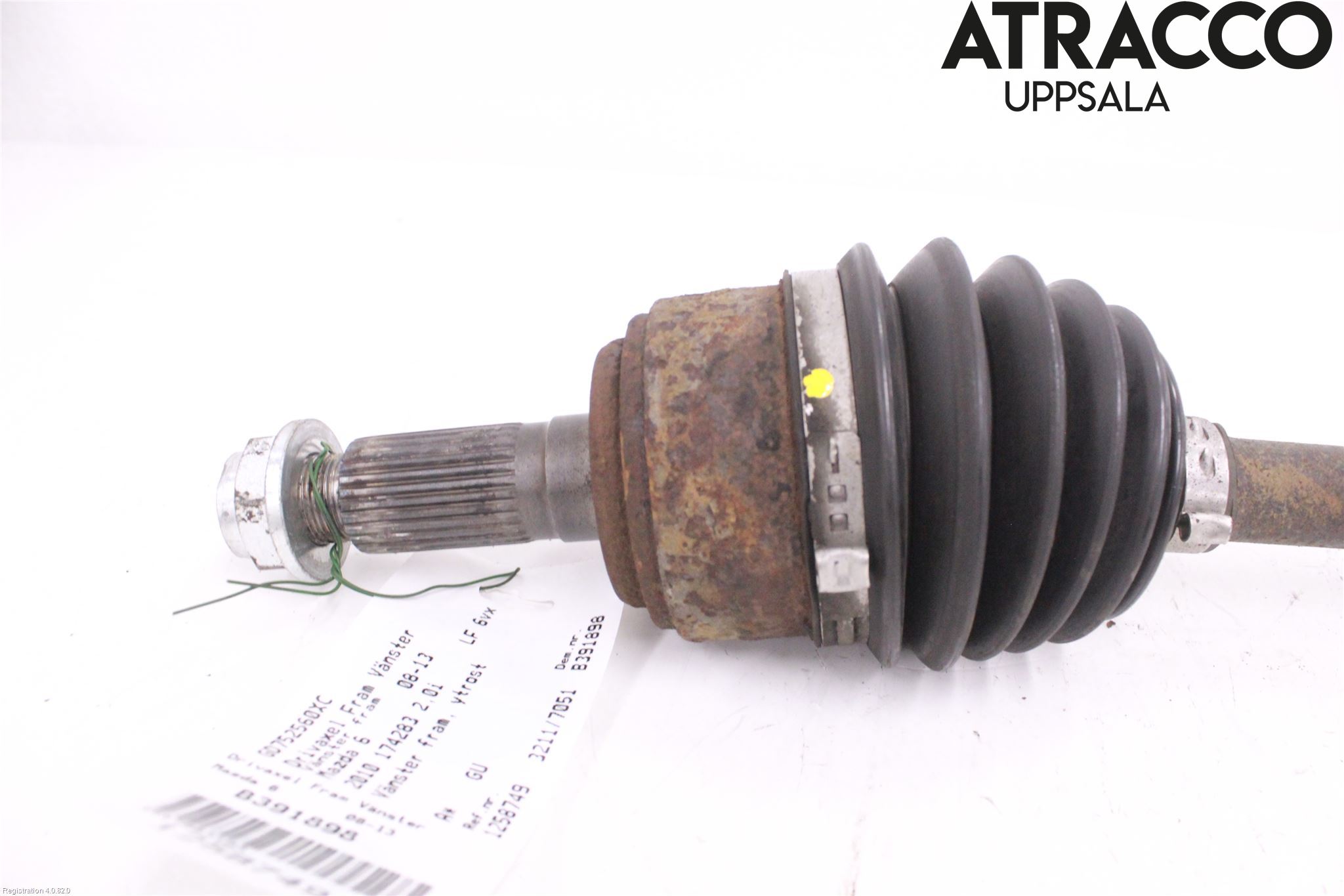 Mazda 6 08-13 Drivaxel Fram Vänster