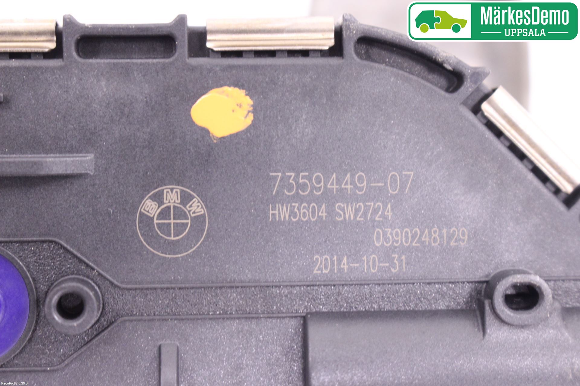 BMW i3 I01 13-22 Torkarmotor Vindruta