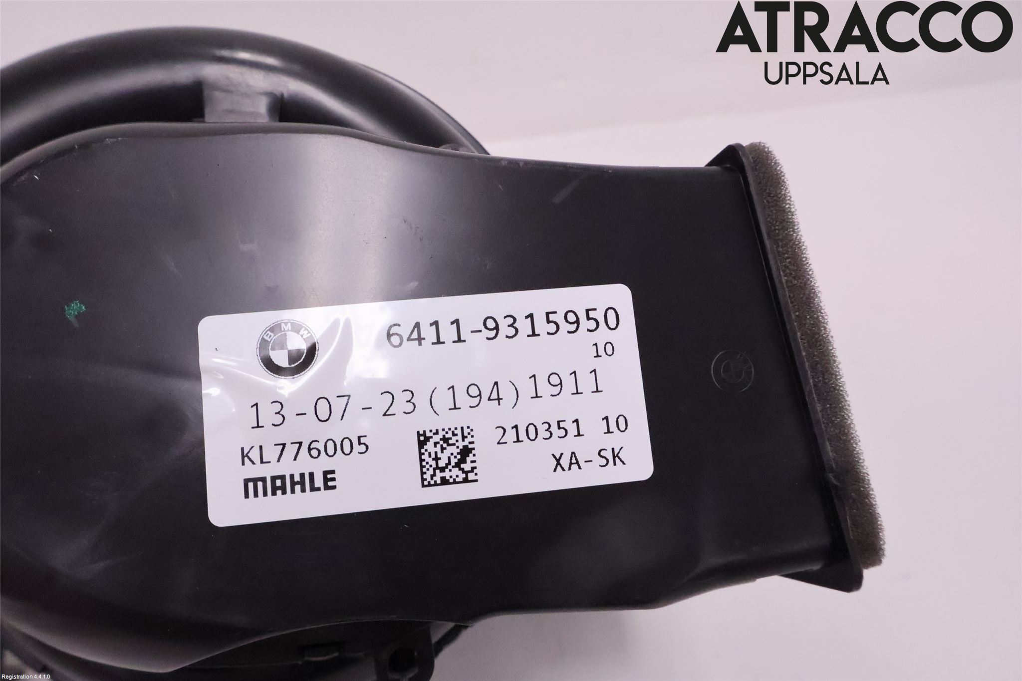 BMW X5 G05 18- Värmefläkt