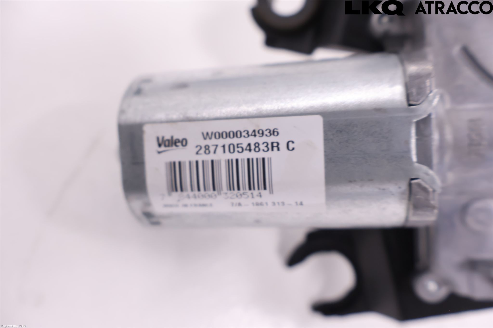 Renault CAPTUR 13-19 Torkarmotor Baklucka