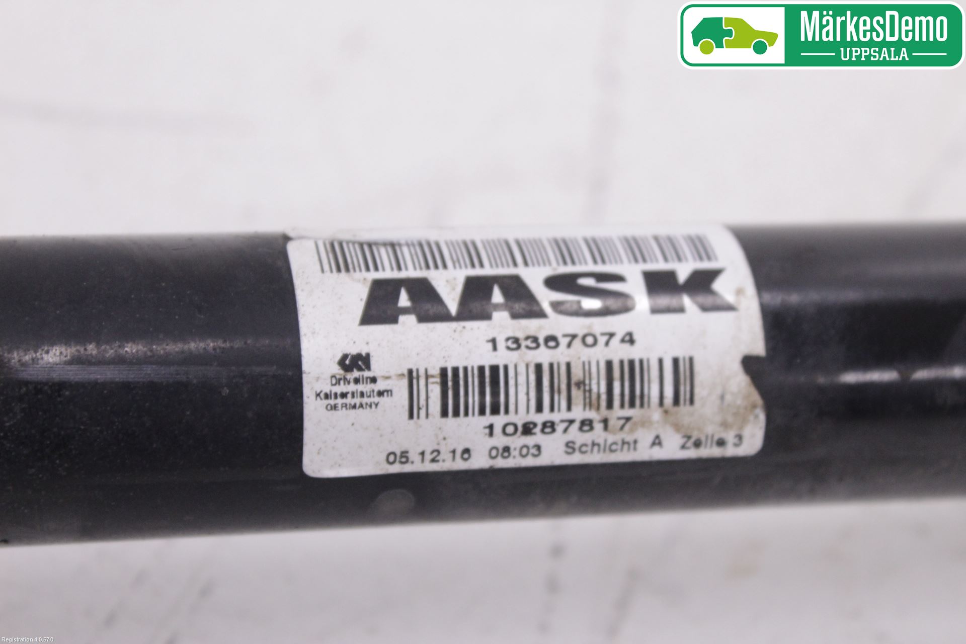 Opel ASTRA K 16-22 Drivaxel Fram Höger