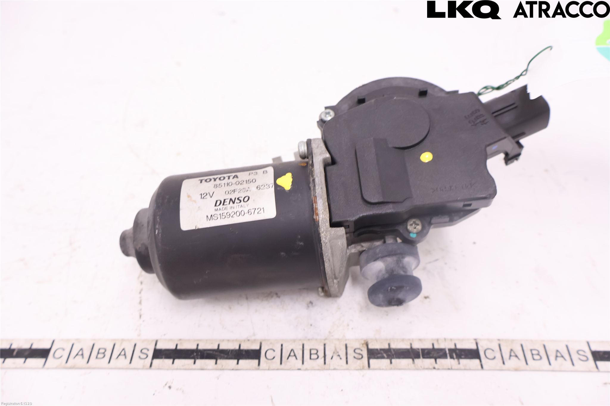 Toyota COROLLA 02-07 Torkarmotor Vindruta