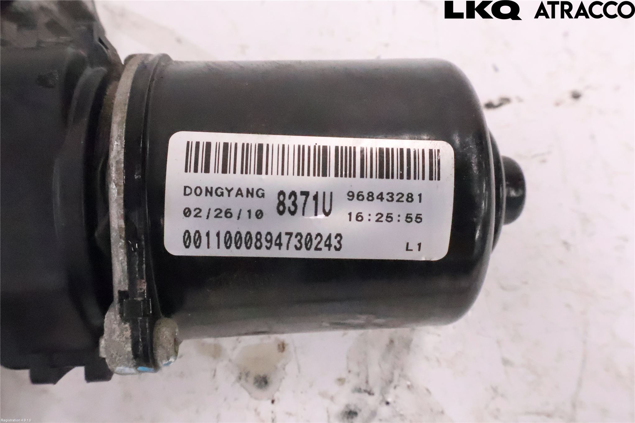 GM CHEVROLET SPARK Torkarmotor Vindruta