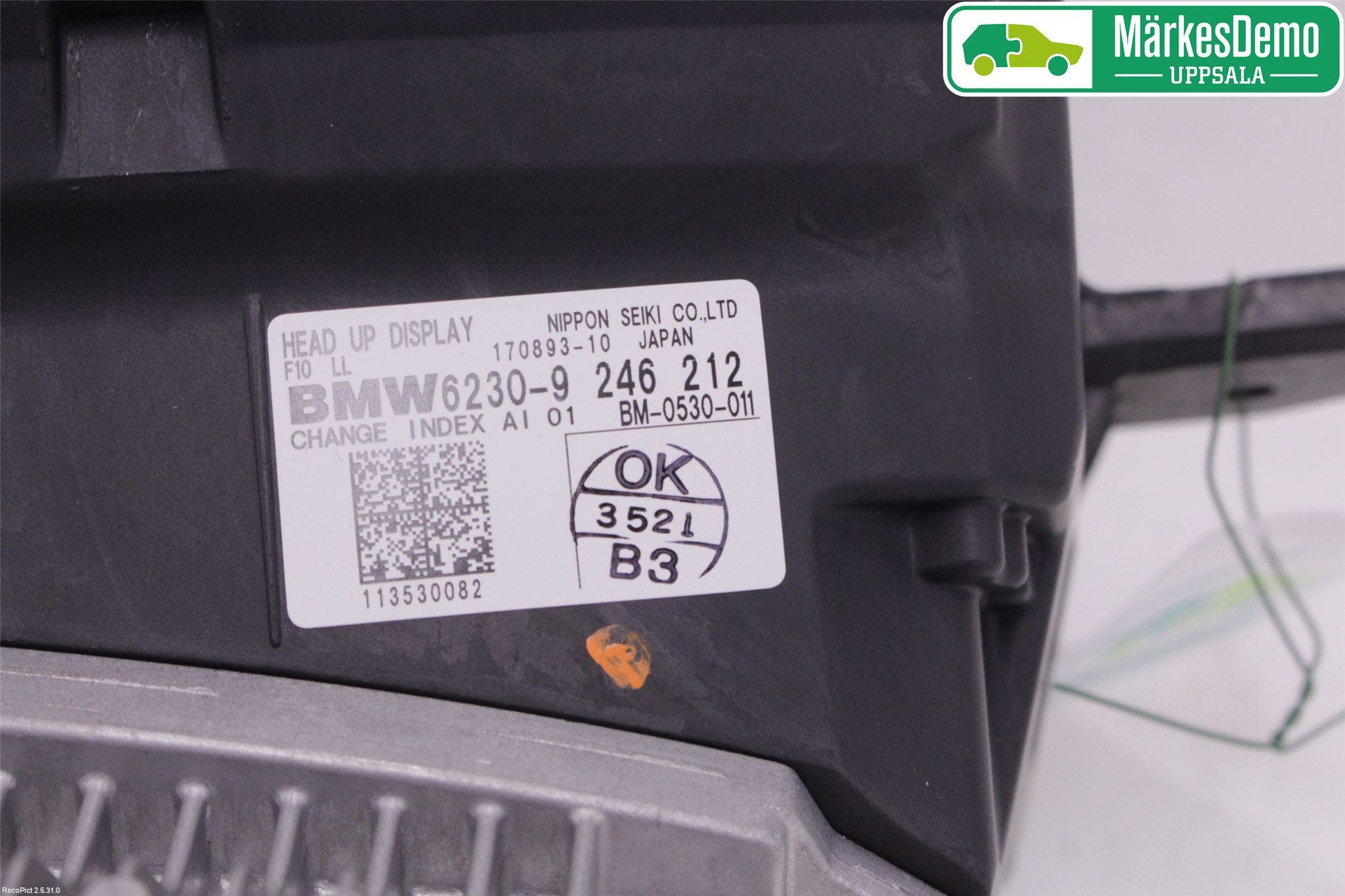 BMW 5 F10/F11/F18 09-17 Bildskärm