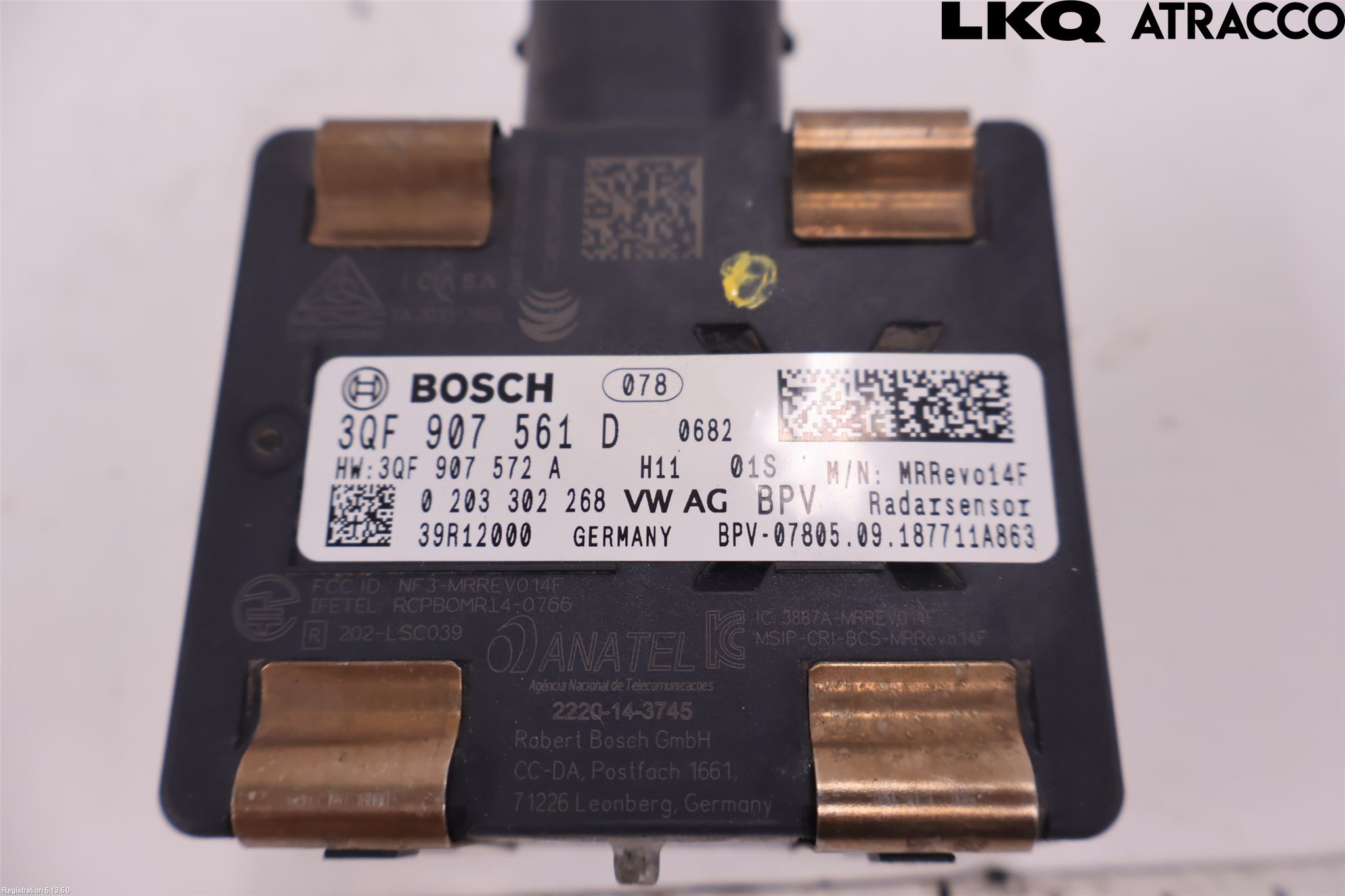 Volkswagen VW GOLF / E-GOLF VII 13-20 Sensor Adaptiv Farthållare