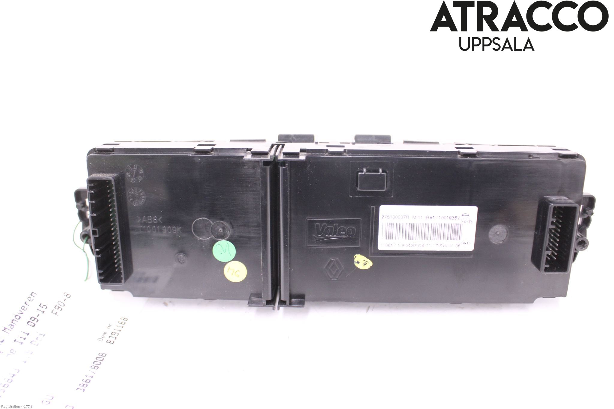 Renault MEGANE III 09-15 Ac Styrenhet Ac Manöveren