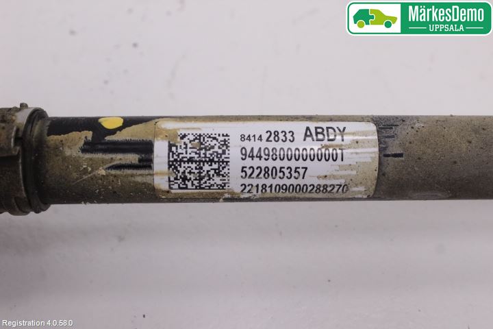 Opel INSIGNIA 17- Drivaxel Bak Vänster