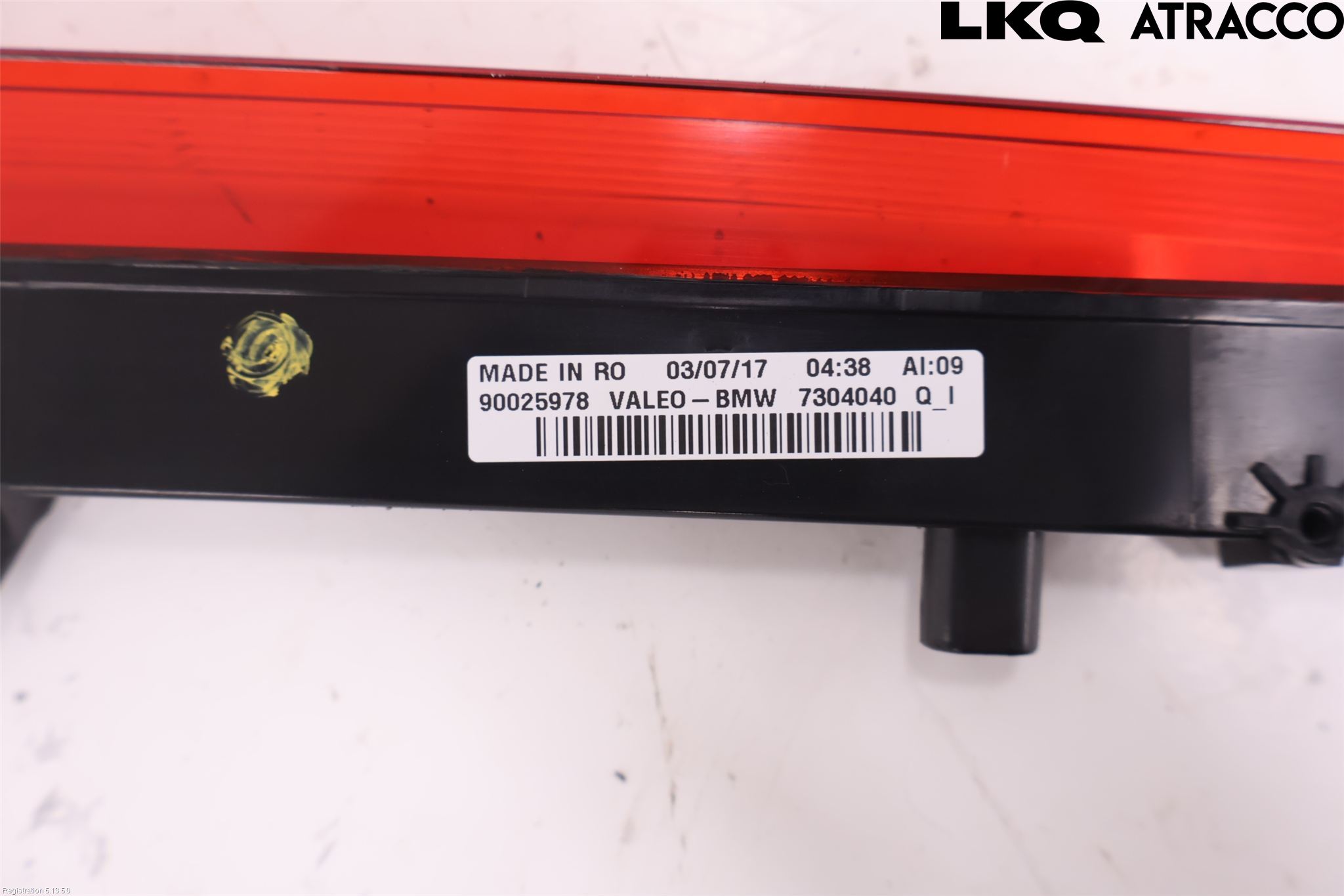 BMW i3 I01 13-22 Bromsljus Bakruta