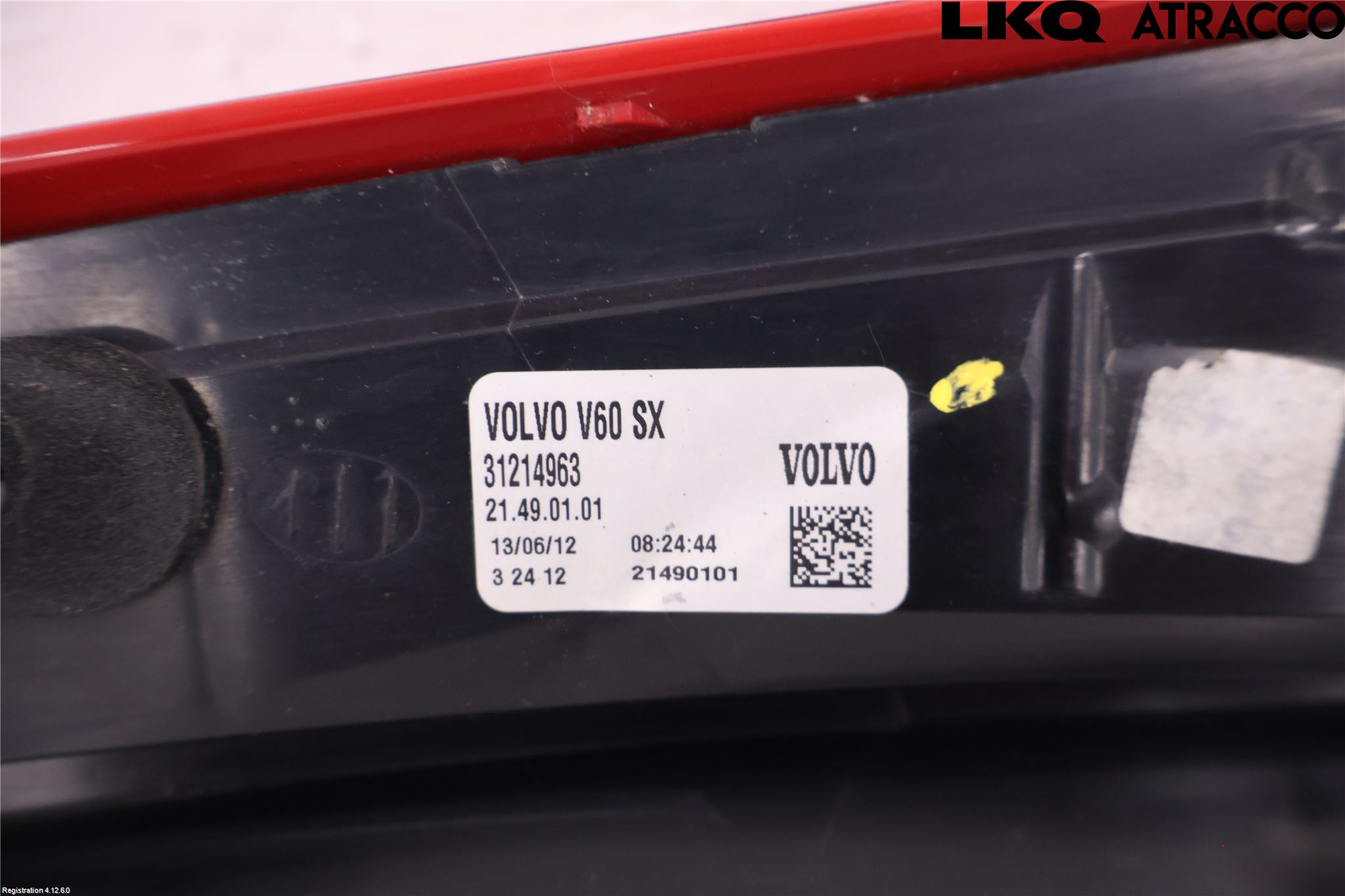 Volvo V60 11-13 Bakljus Vänster