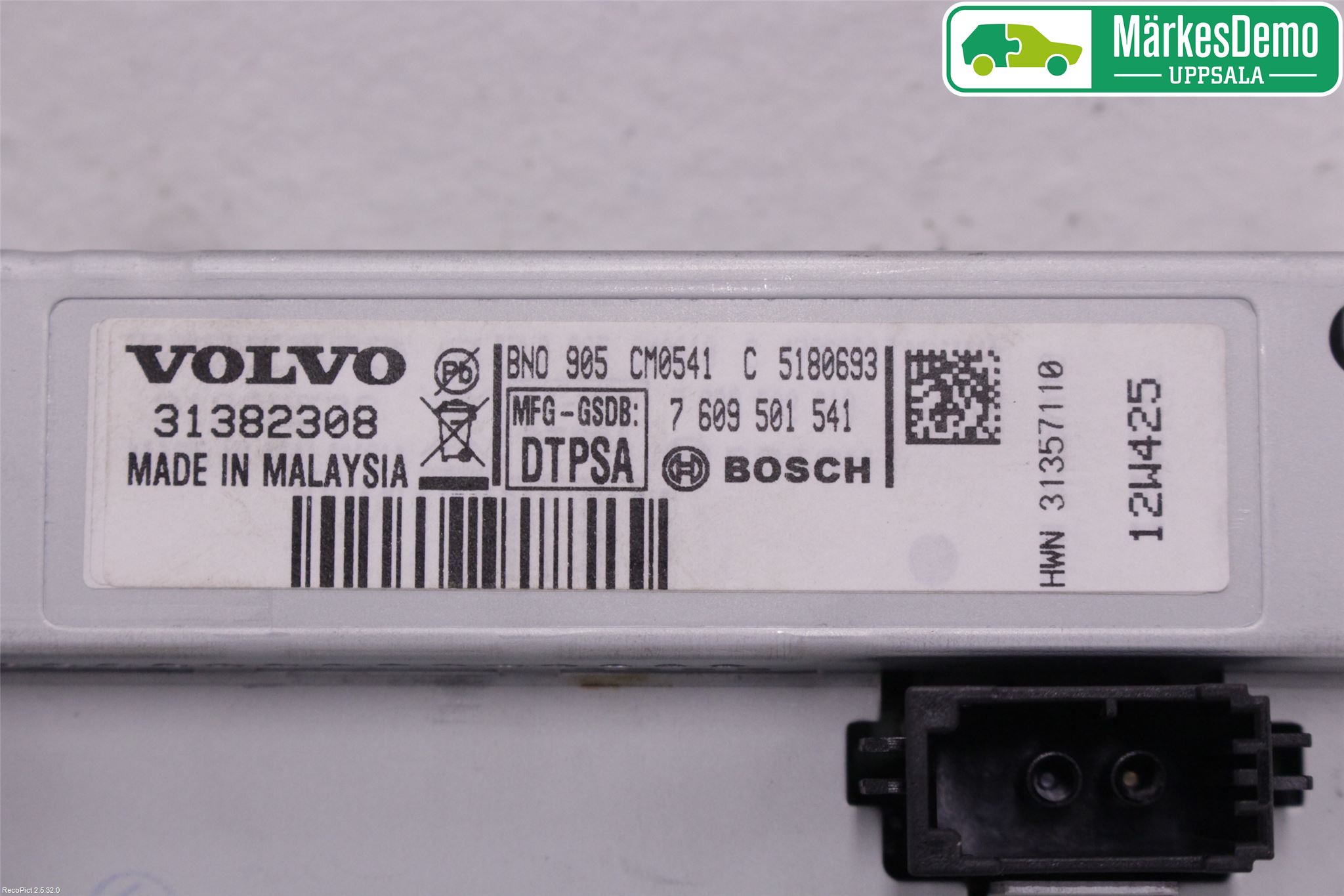 Volvo V40 12-19 Multifunktionsdisplay