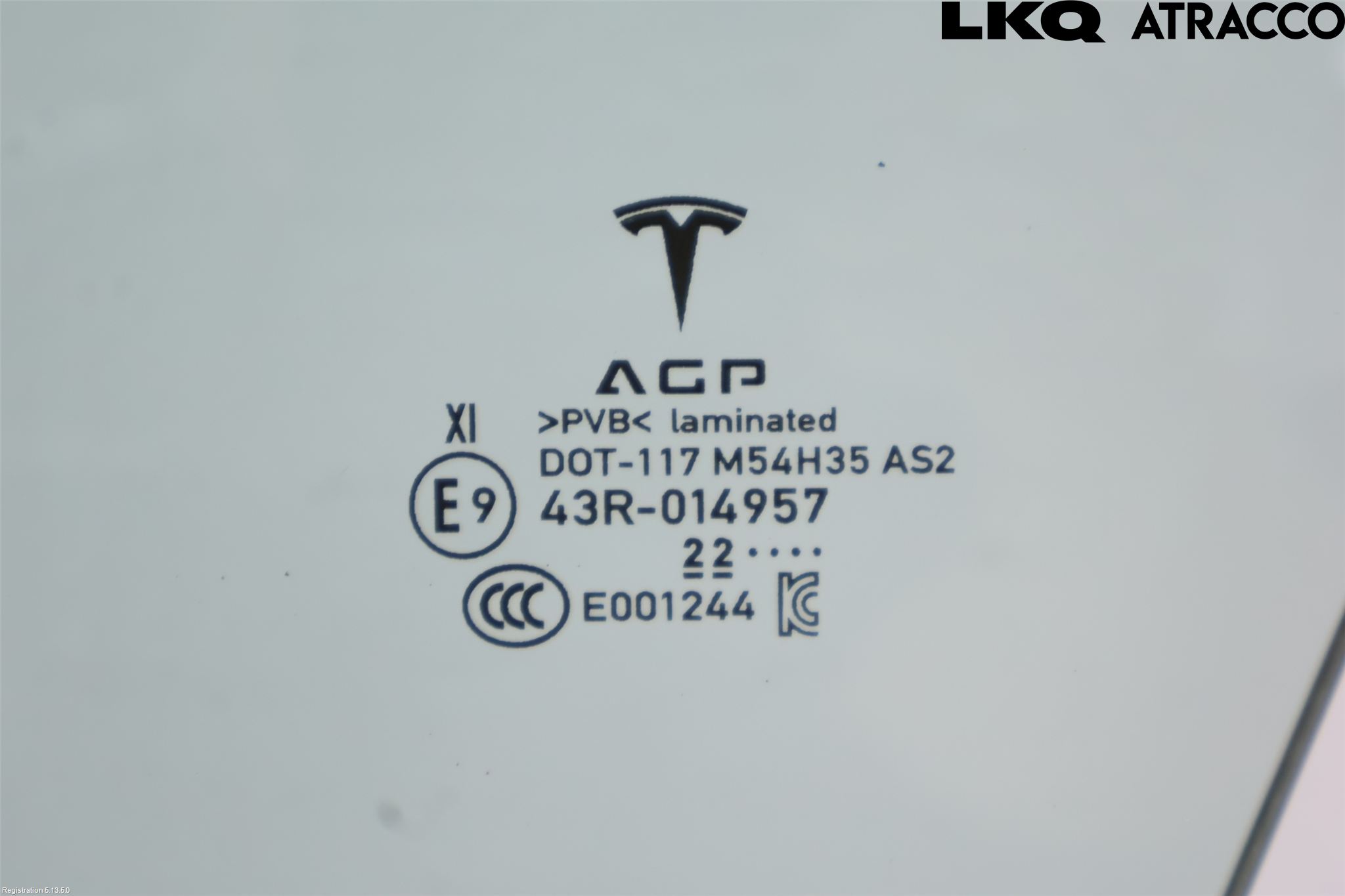 Tesla MODEL S 13- Dörruta Fram Vänster