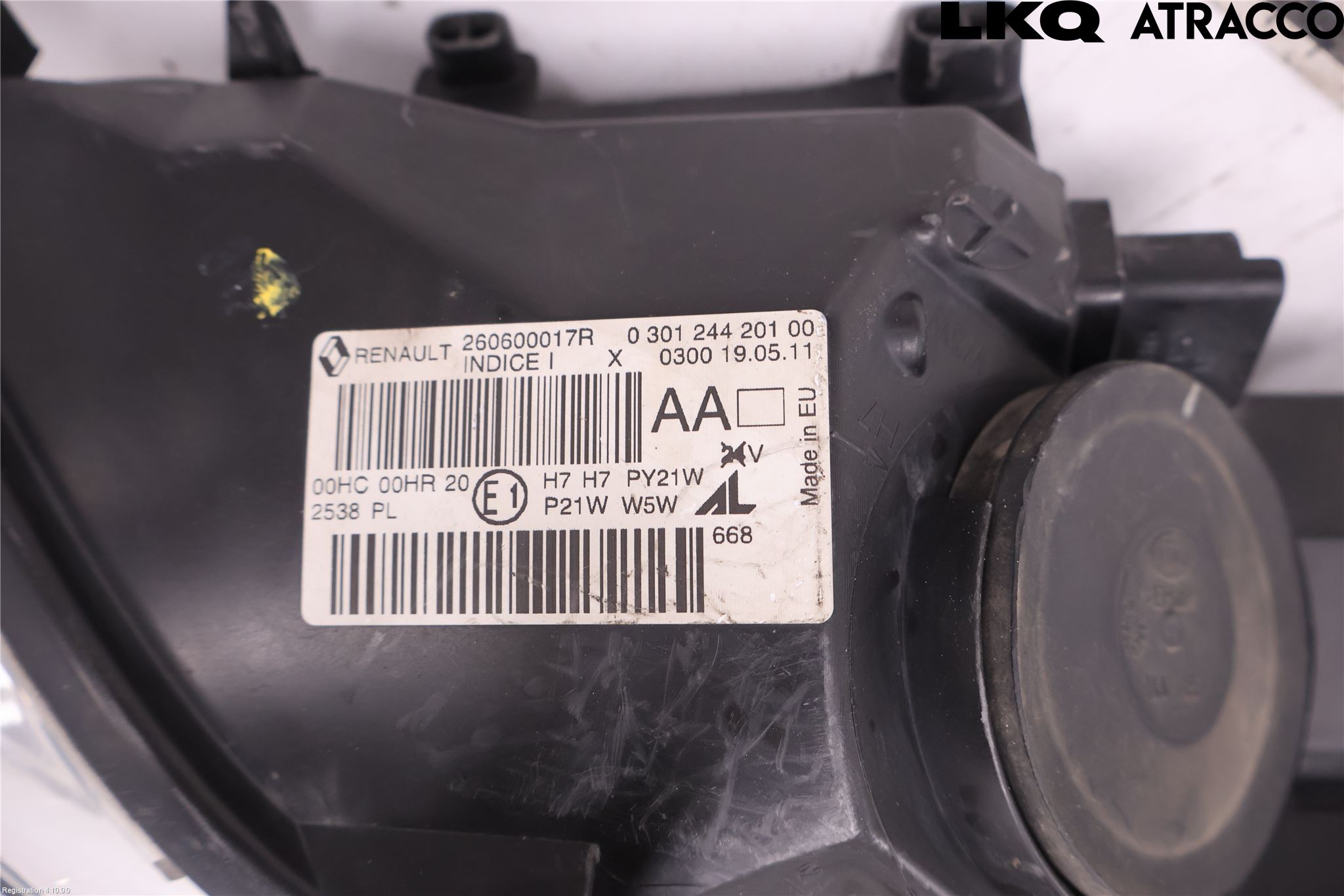Renault MEGANE III 09-15 Strålkastare Vänster