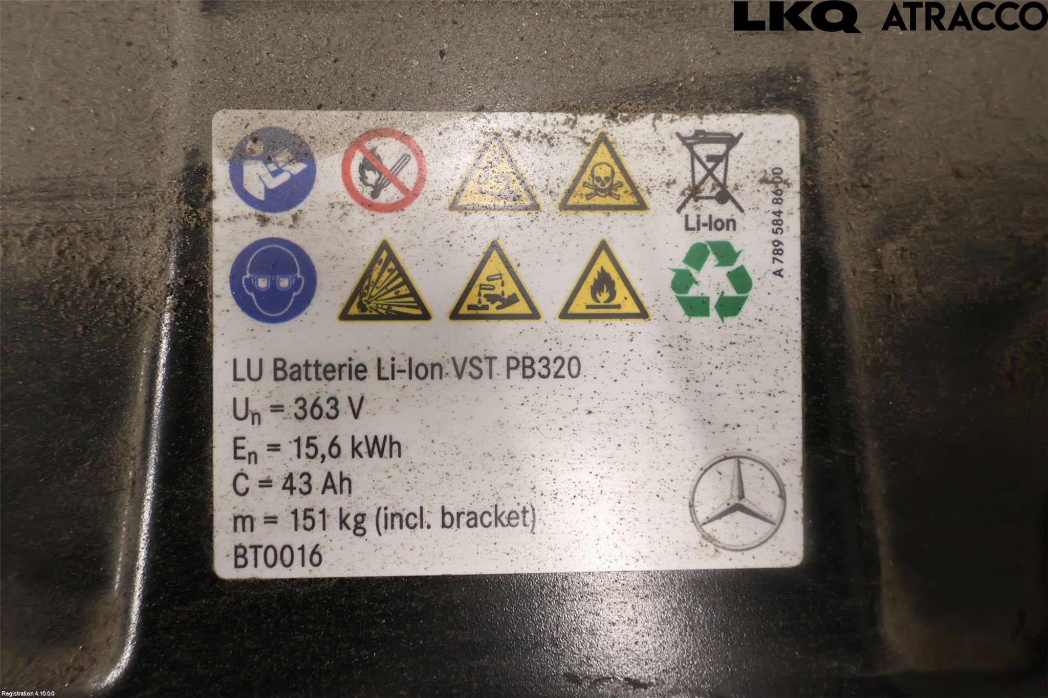 Mercedes-Benz MB CLA-KLASS (C118/X118) 19- Batteri Högspänning