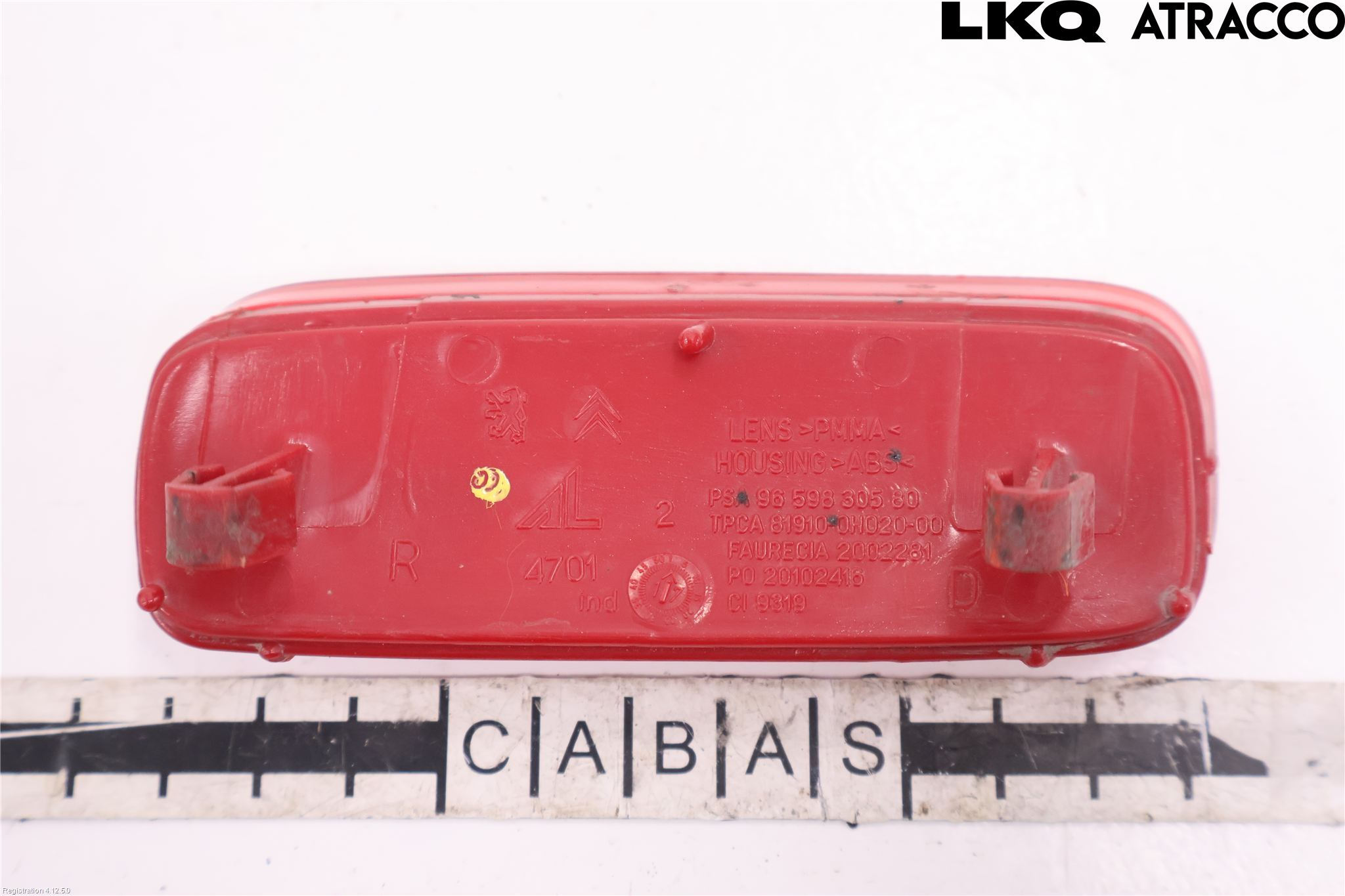 Citroen JUMPY/E-JUMPY 16- Dimljus/Reflex Bak