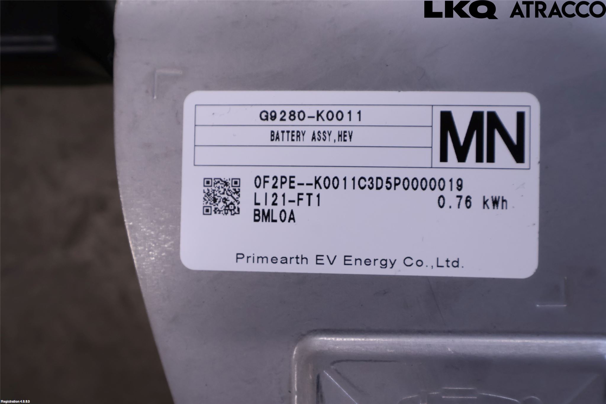 Toyota YARIS XP21 20- Batteri Högspänning