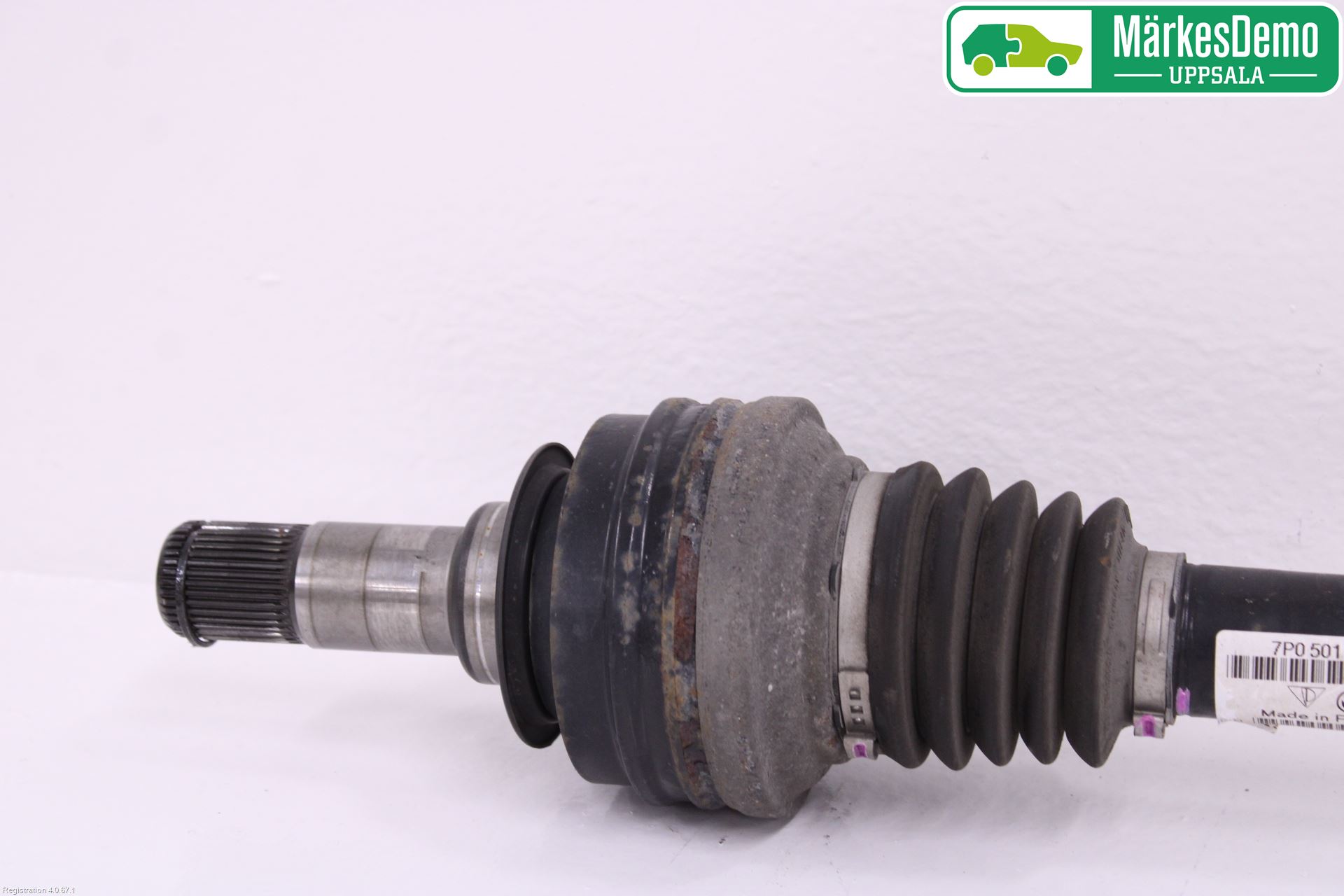 Volkswagen VW TOUAREG 7P 11-18 Drivaxel Bak Vänster